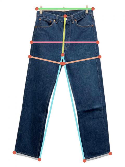中古・古着通販】LEVI'S (リーバイス) 501-0115 USA製 90'sデニム