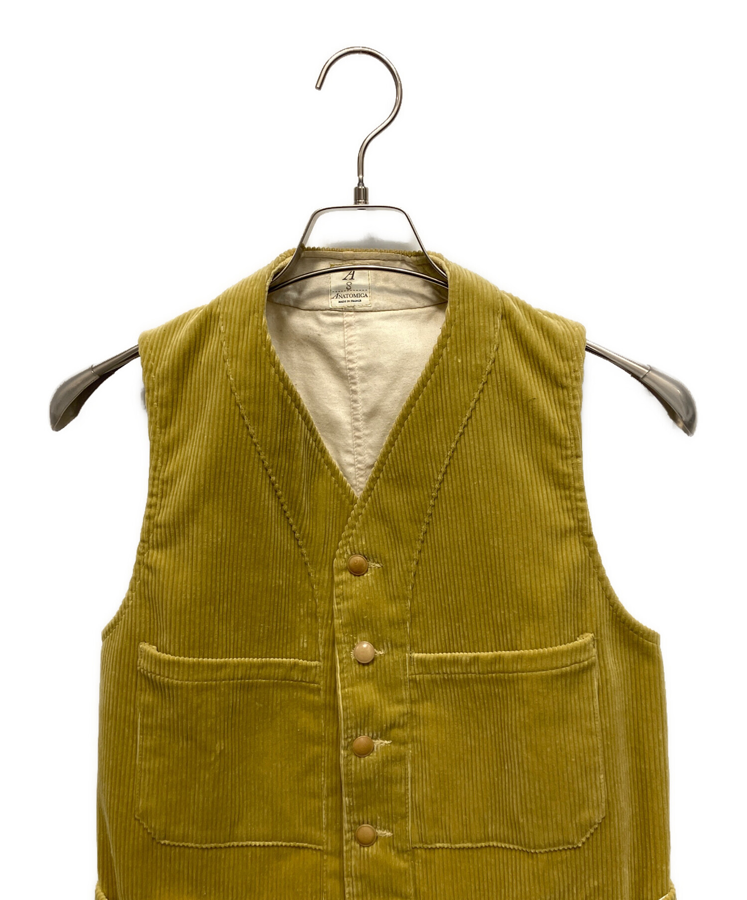 【ANATOMICA 】テニス/コーデュロイ【サイズ40】 中古・古着通販】ANATOMICA (アナトミカ) コーデュロイベスト カーキ