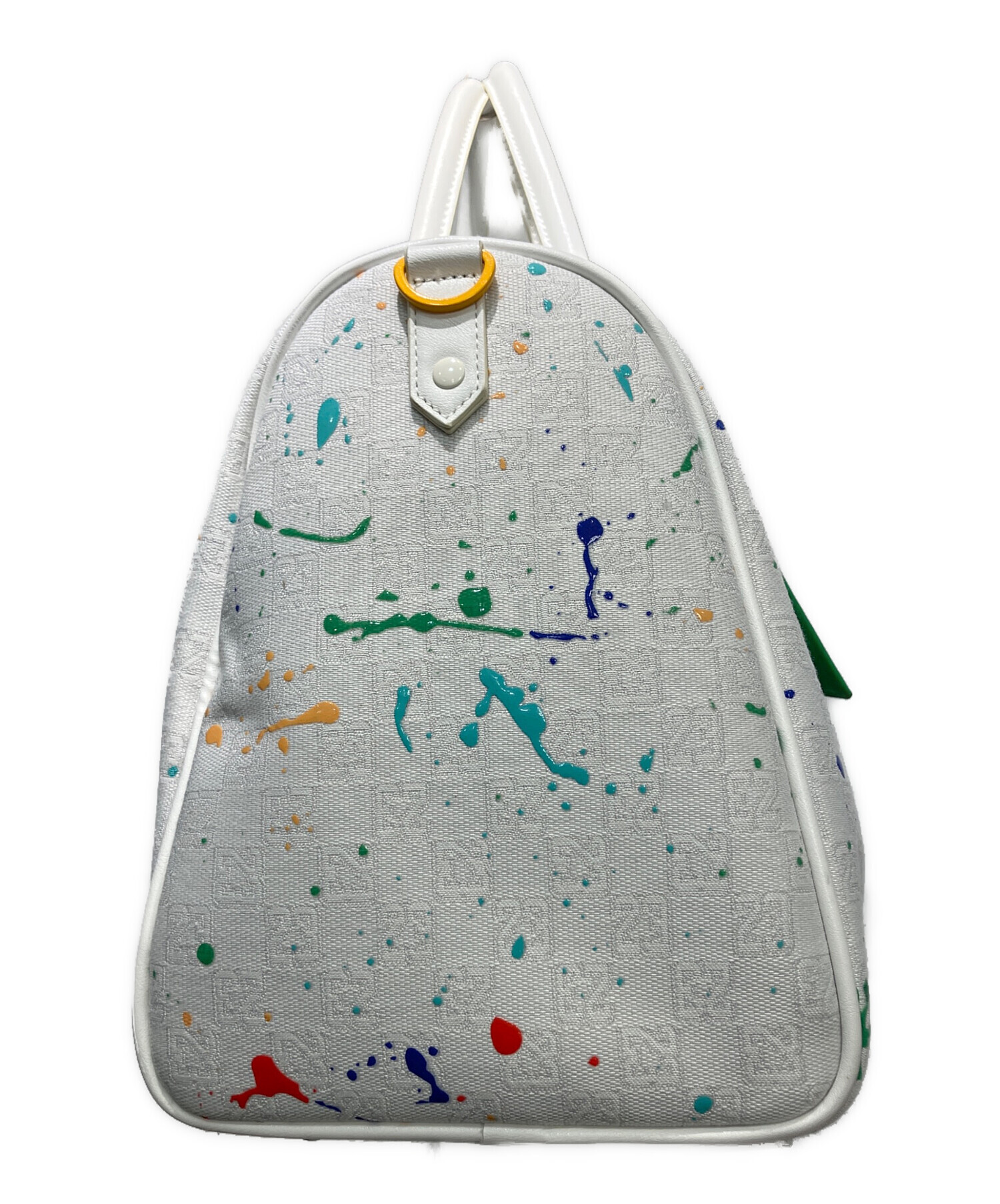 ジョーダン モノグラム ダッフルバッグ 40L ホワイト マルチカラー 中古・古着通販】JORDAN BRAND (ジョーダン ブランド) ジョーダン