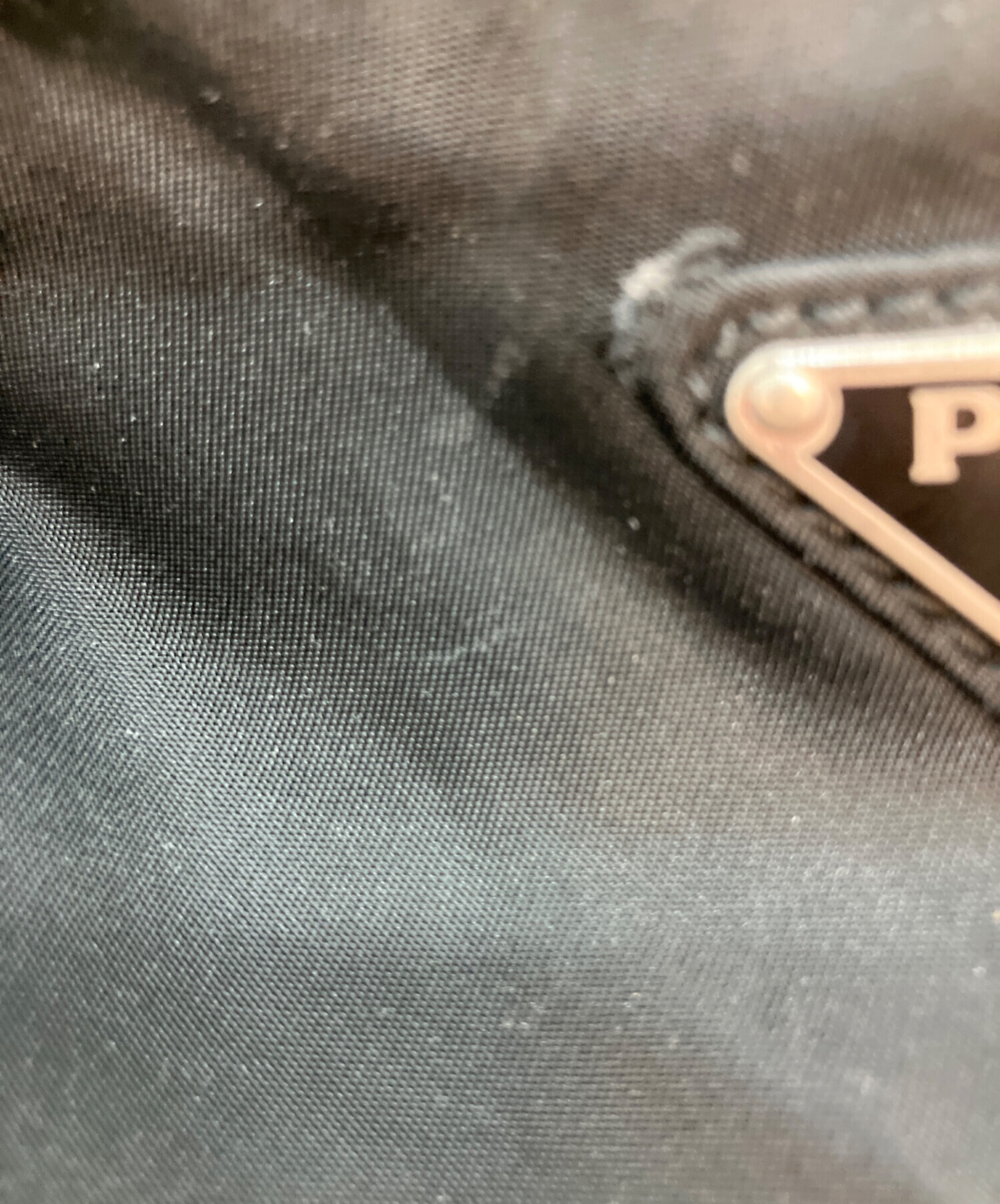 中古・古着通販】PRADA (プラダ) 84 ナイロンウエストポーチ ブラック