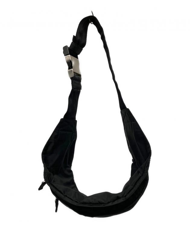 中古・古着通販】PRADA (プラダ) 84 ナイロンウエストポーチ ブラック