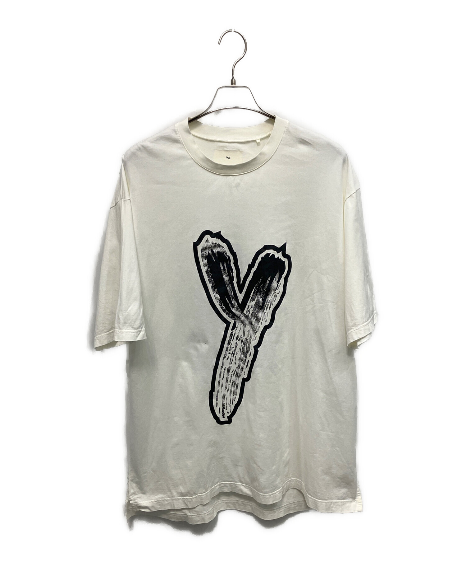 新品】Y-3 ワイスリー LOGO GFX Tシャツ WHT (S) 【公式通販】