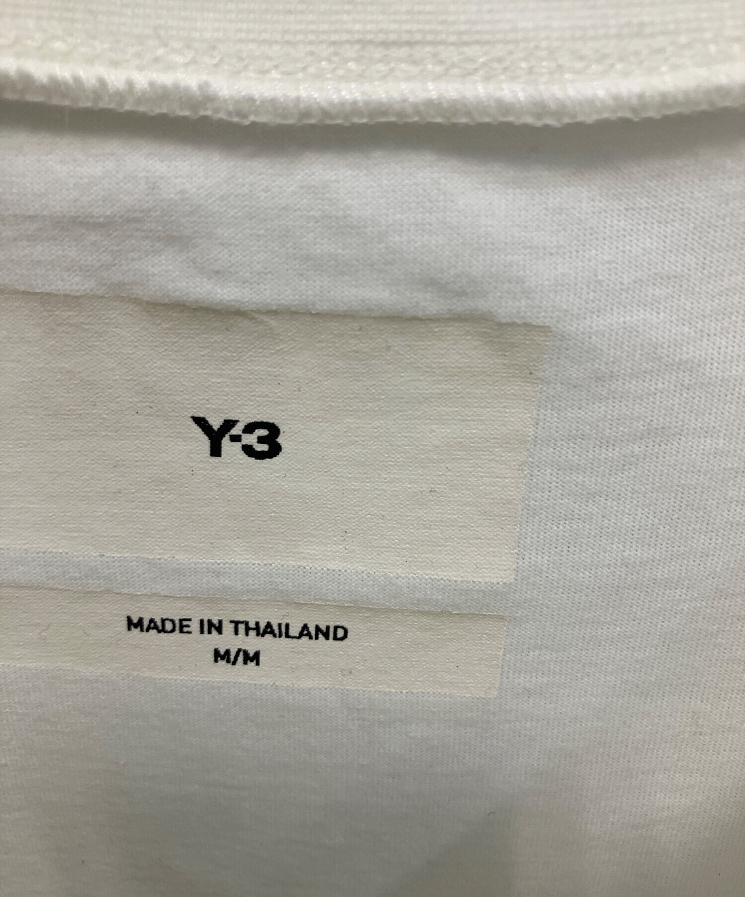 新品】Y-3 ワイスリーLOGO GFX Tシャツ WHT (M) 【公式通販】