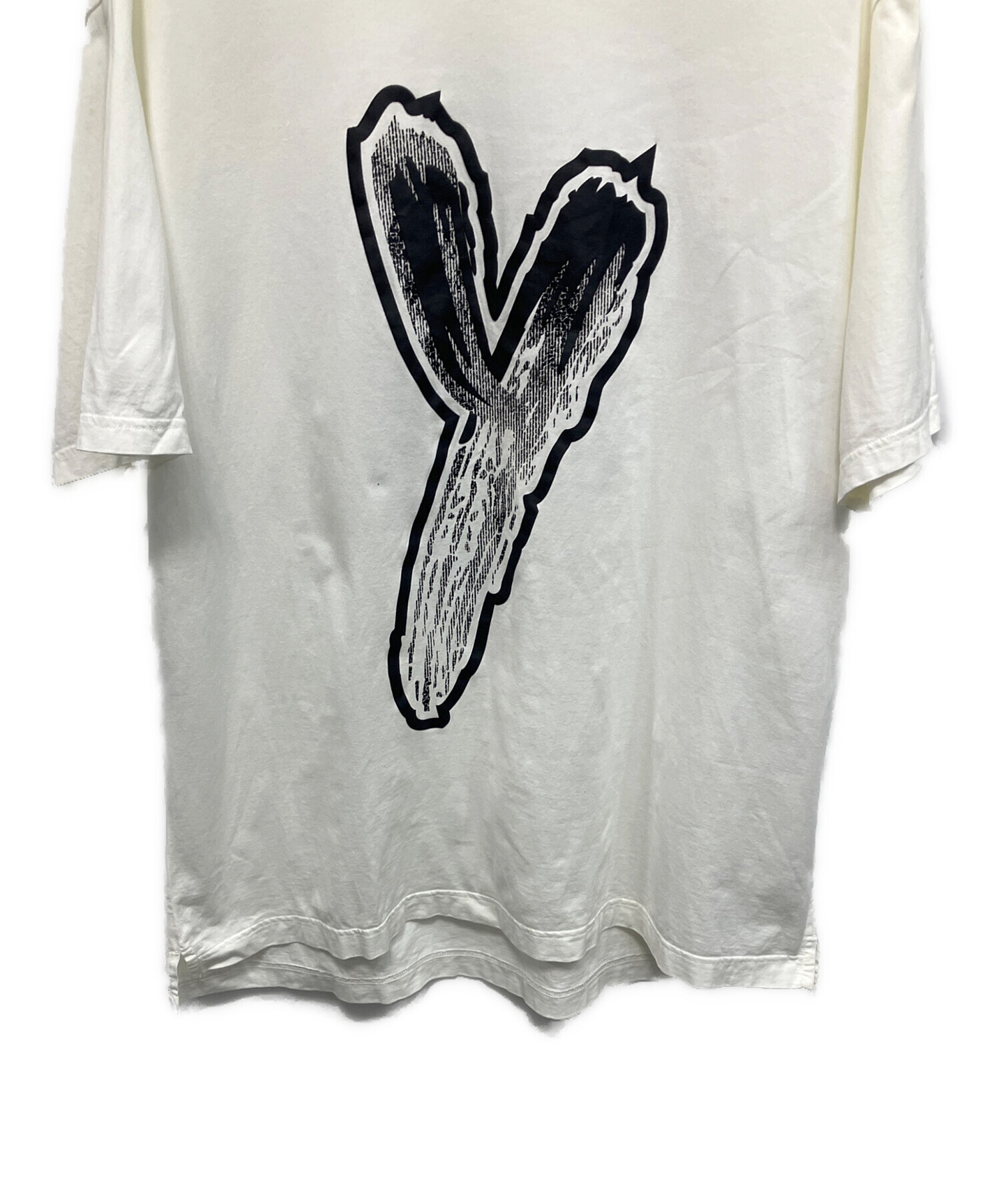 TOURIST 1937年7月号 中古・古着通販】Y-3 (ワイスリー) LOGO GFX Tシャツ ホワイト サイズ