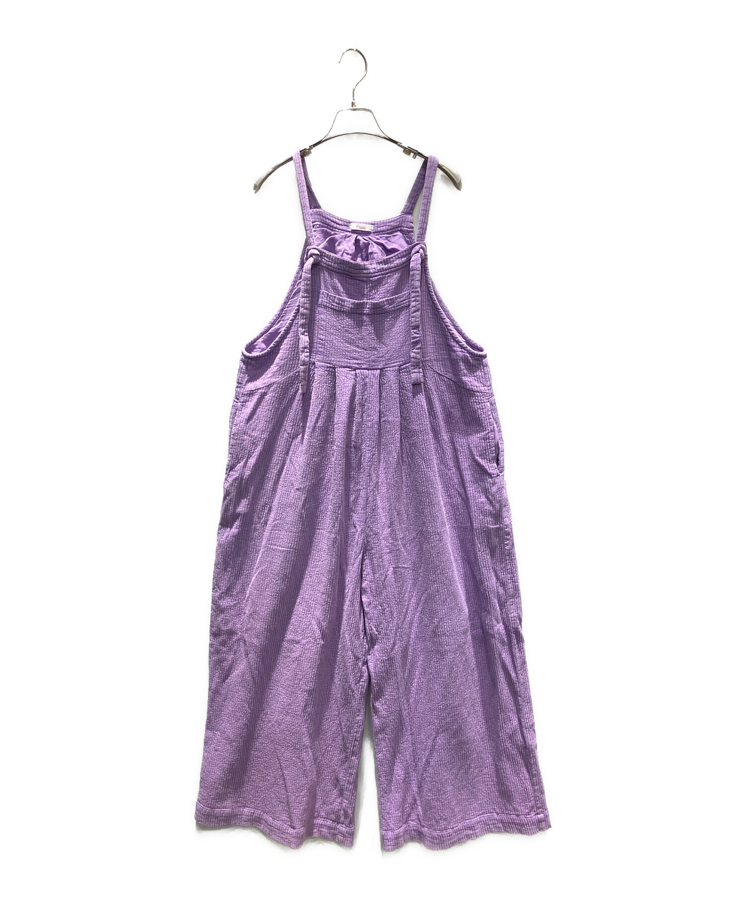 freada フリーダ　フレアサロペット　パープル 中古・古着通販】freada (フリーダ) オールインワン パープル サイズ