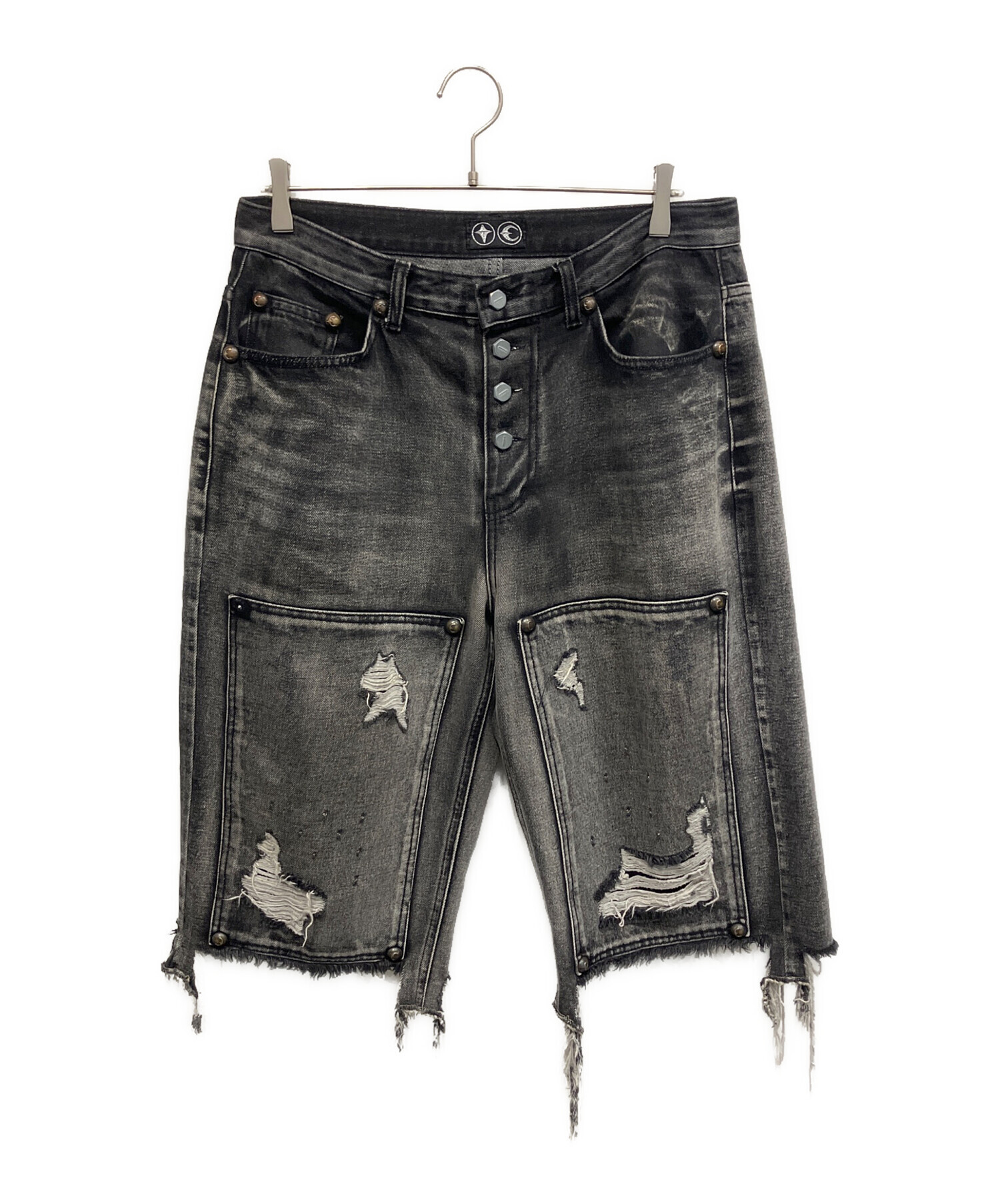 中古・古着通販】THUG CLUB (サグ クラブ) DOUBLE KNEE DAMAGE SHORTS