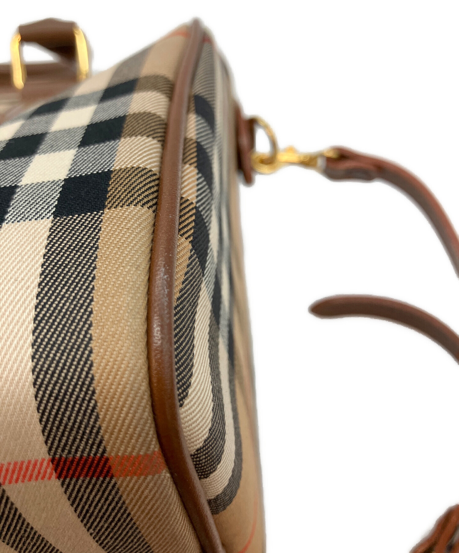 中古・古着通販】BURBERRY (バーバリー) ノバチェック柄 ハンドバッグ