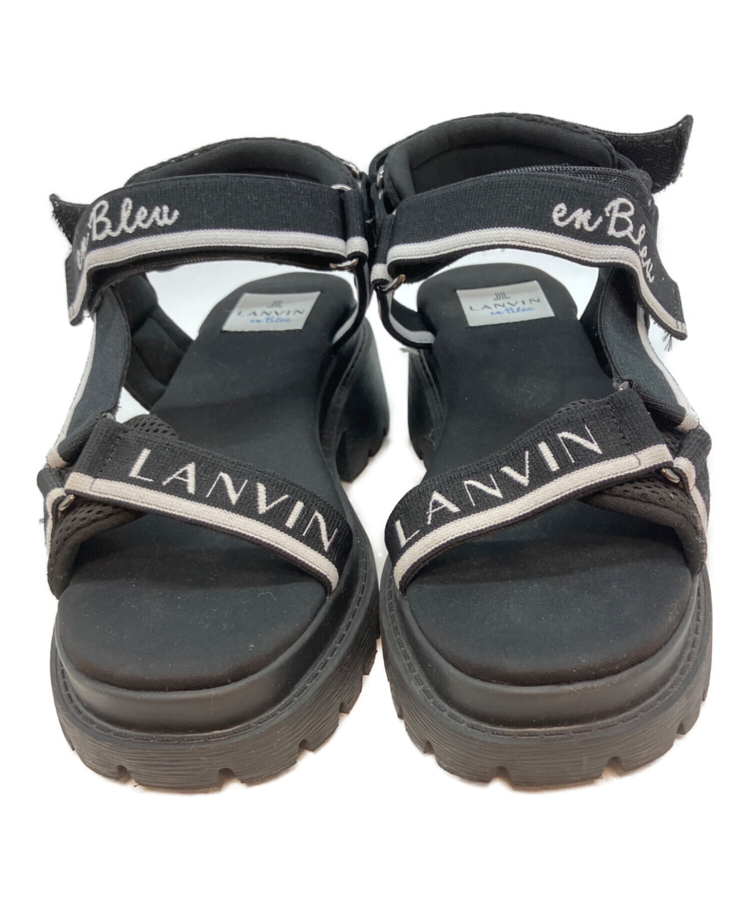 メルカリ市セール価格！！！【新品　未使用】ランバン　LANVIN サンダル　花柄 中古・古着通販】LANVIN en Bleu (ランバンオンブルー) サンダル