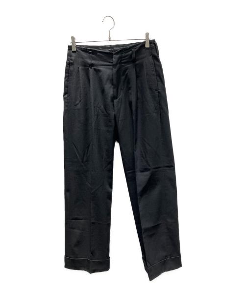 中古・古着通販】kaiko (カイコー) ワイドスラックス ブラック サイズ