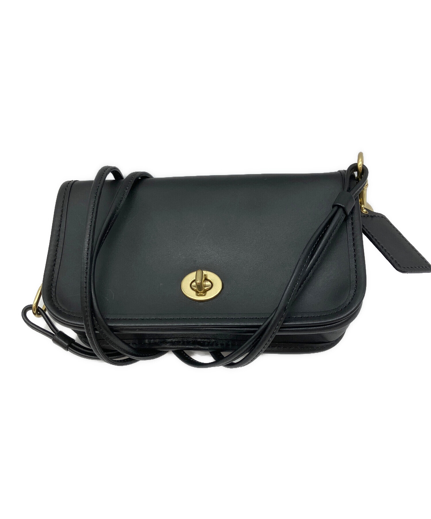 中古・古着通販】COACH (コーチ) E1493 ショルダーバッグ ブラック