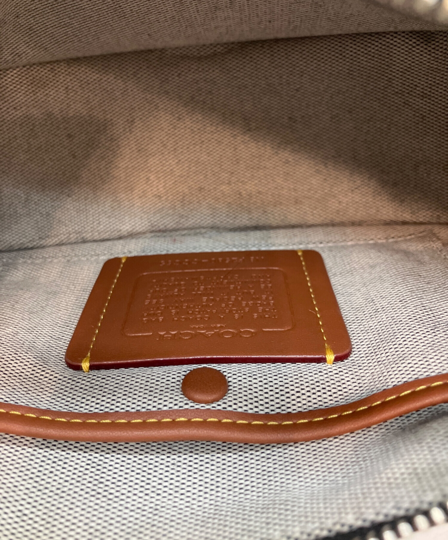 中古・古着通販】COACH (コーチ) ショルダーバッグ ブラウン｜ブランド
