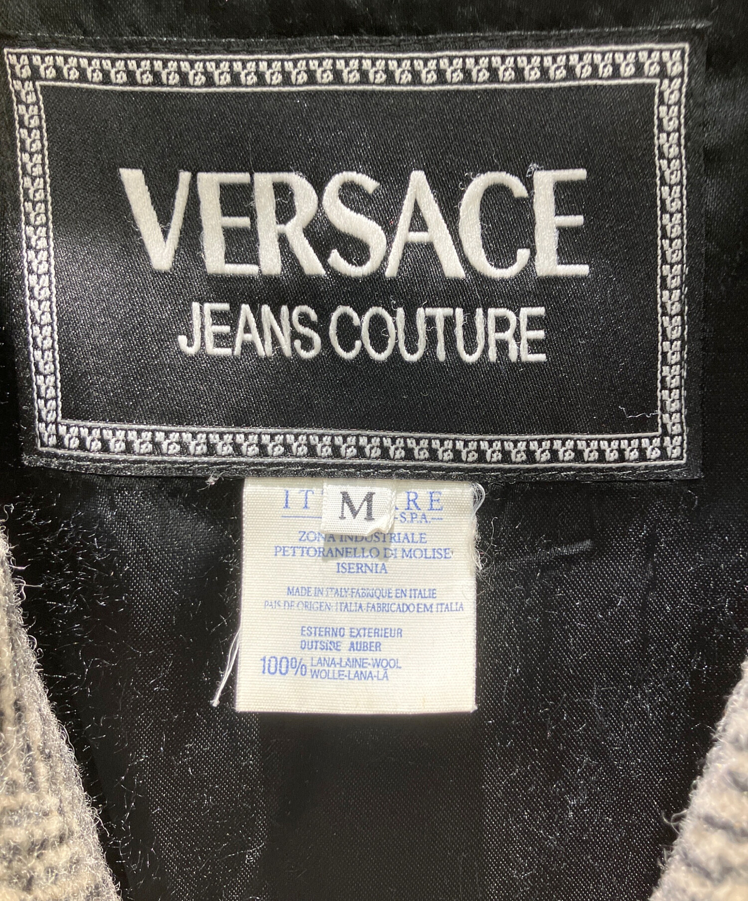 【VERSACE】ウールジャケット 中古・古着通販】VERSACE JEANS COUTURE (ヴェルサーチ ジーンズ
