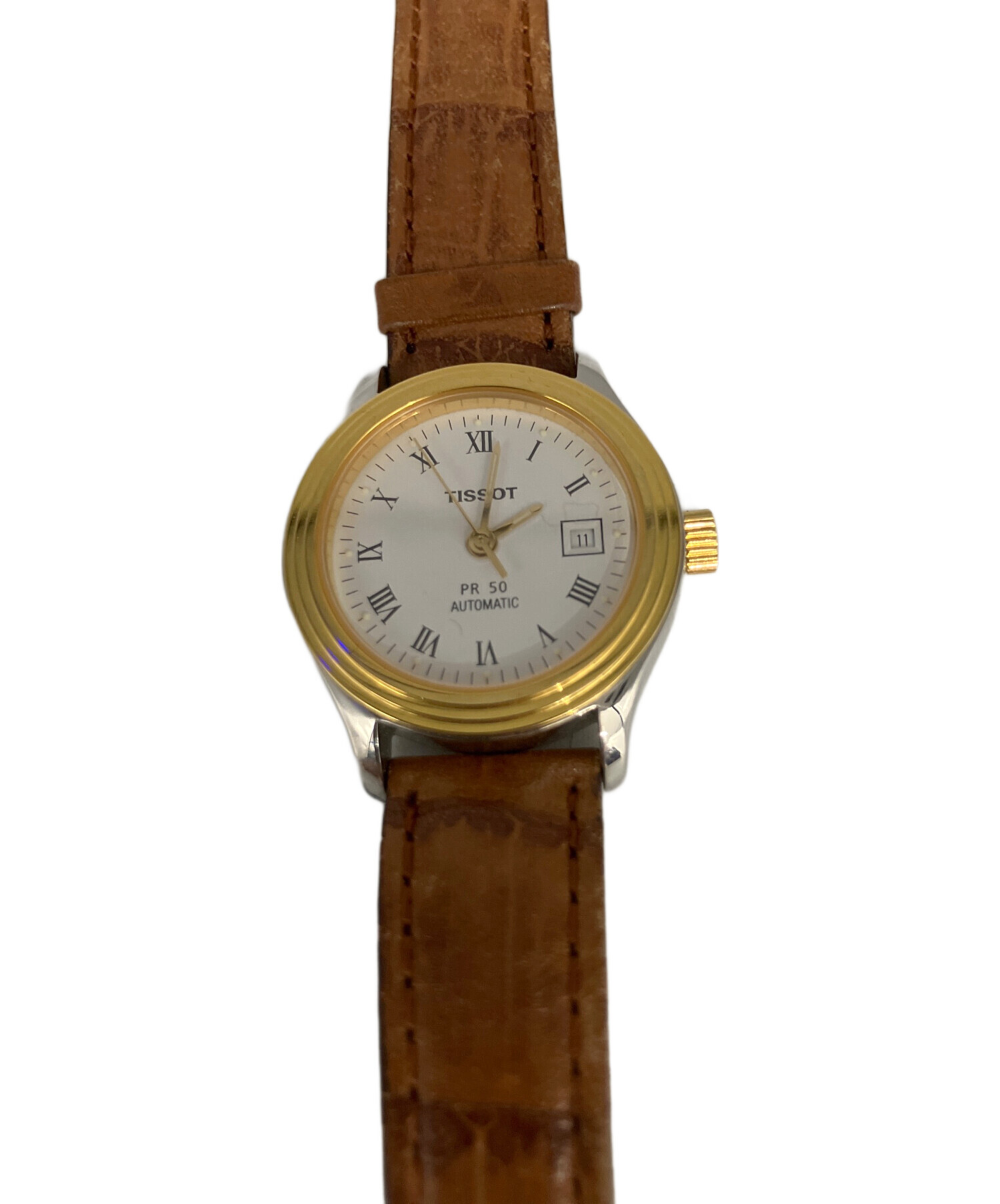 中古・古着通販】TISSOT (ティソ) 自動巻き レザーベルト リスト