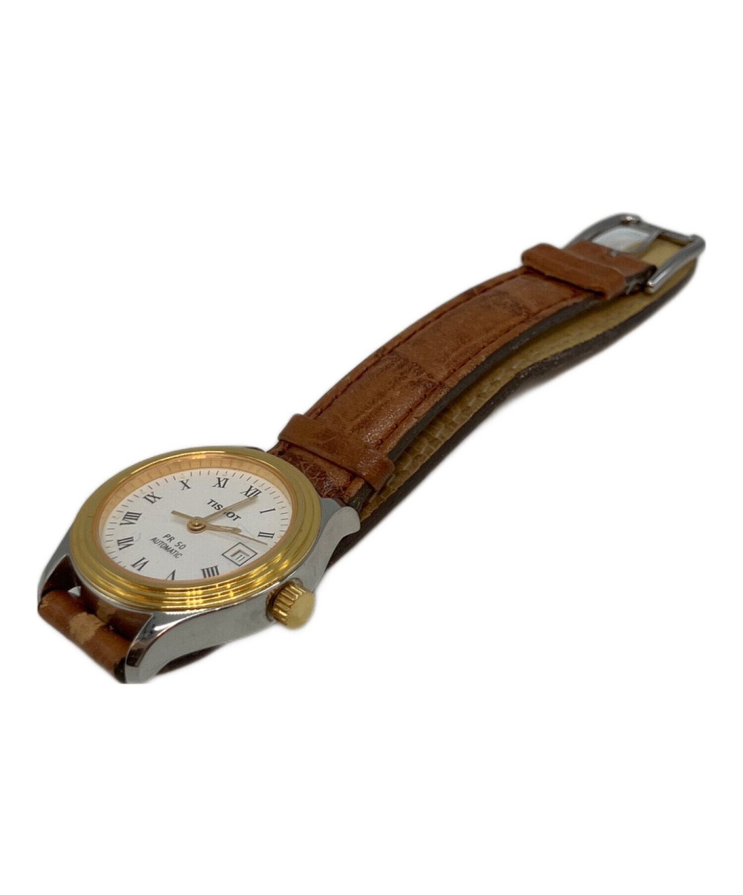 中古・古着通販】TISSOT (ティソ) 自動巻き レザーベルト リスト