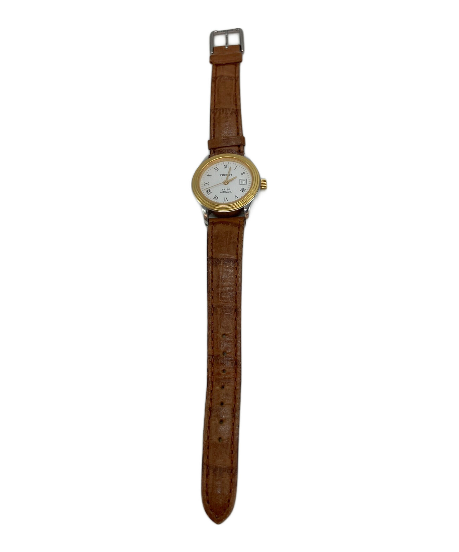 中古・古着通販】TISSOT (ティソ) 自動巻き レザーベルト リスト