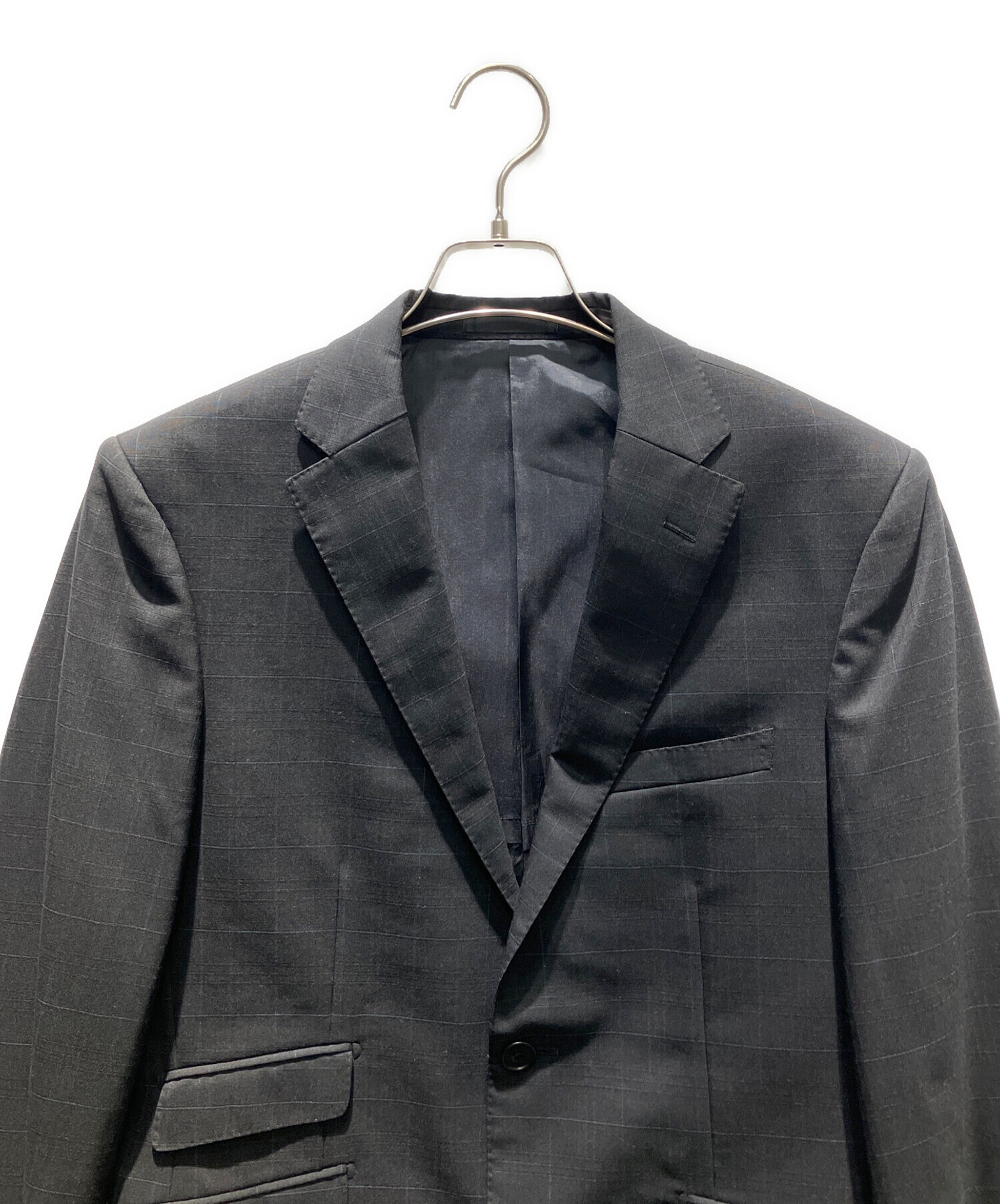 こう！未使用級 大人気 ブラックレーベル セットアップ スーツ 38R 中古・古着通販】BURBERRY BLACK LABEL (バーバリーブラックレーベル