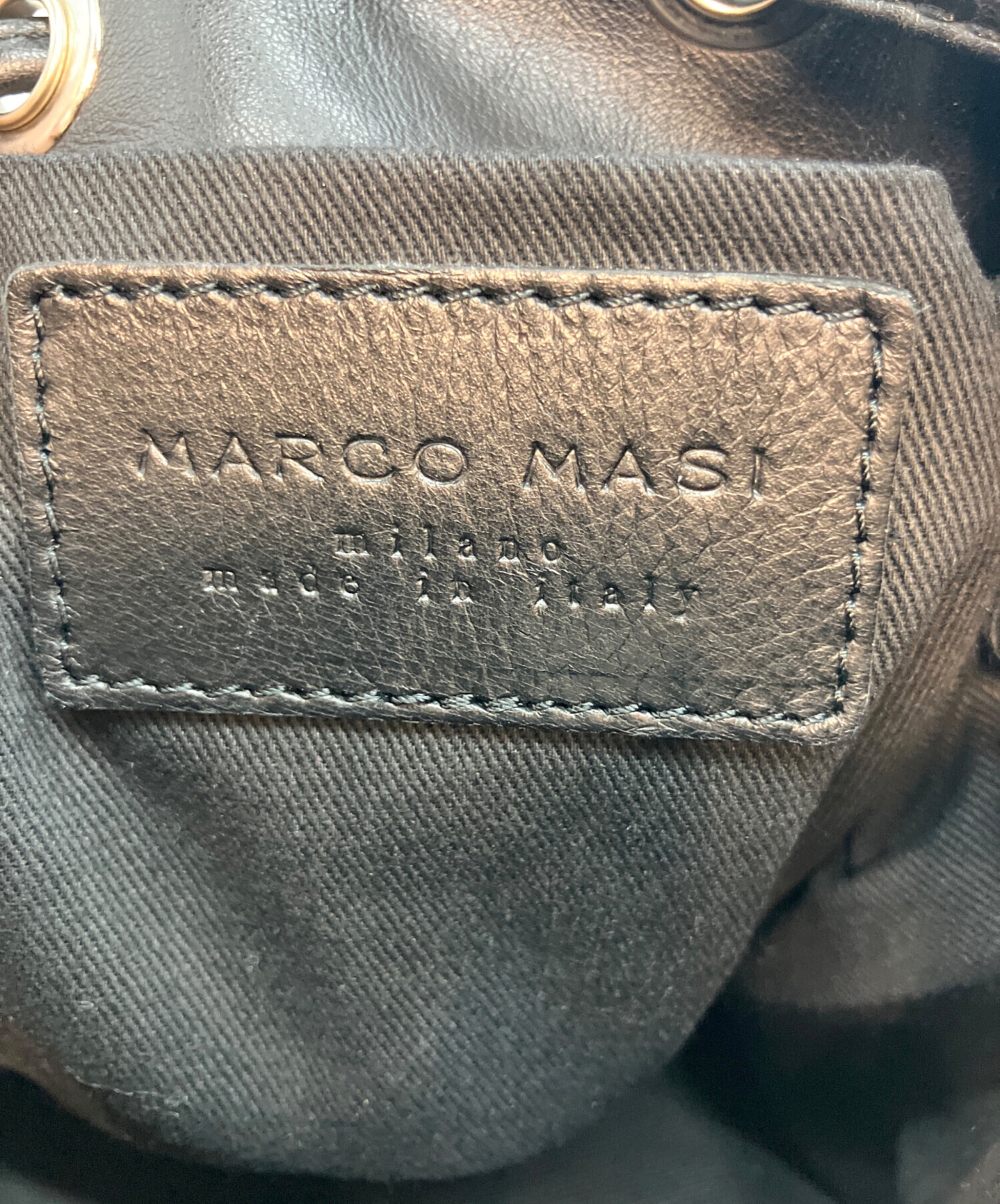 中古・古着通販】MARCO MASI (マルコマージ) 巾着ショルダーバッグ
