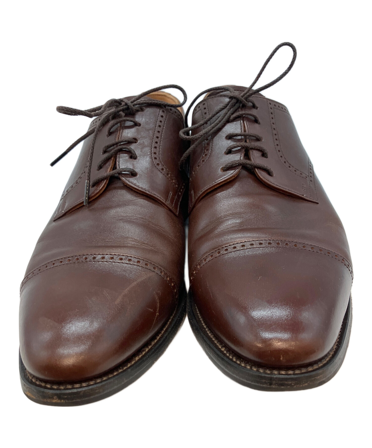 SCOTCH GRAIN ドレスシューズ ブラウン26 1/2 3E USED 中古・古着通販】SCOTCH GRAIN (スコッチグレイン) ドレスシューズ