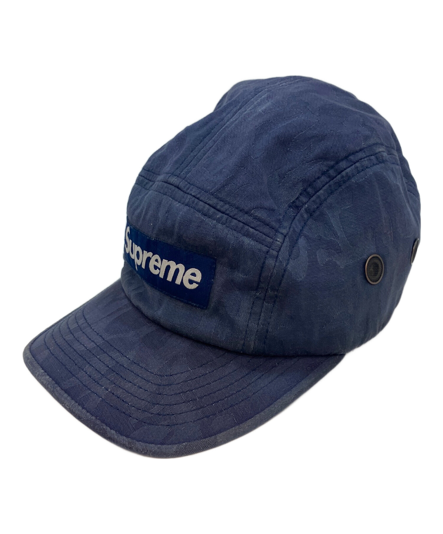 シュプリーム Supreme キャップ ネイビー 2018ss 新品 送料込!! 中古・古着通販】SUPREME (シュプリーム) キャップ ネイビー｜ブランド
