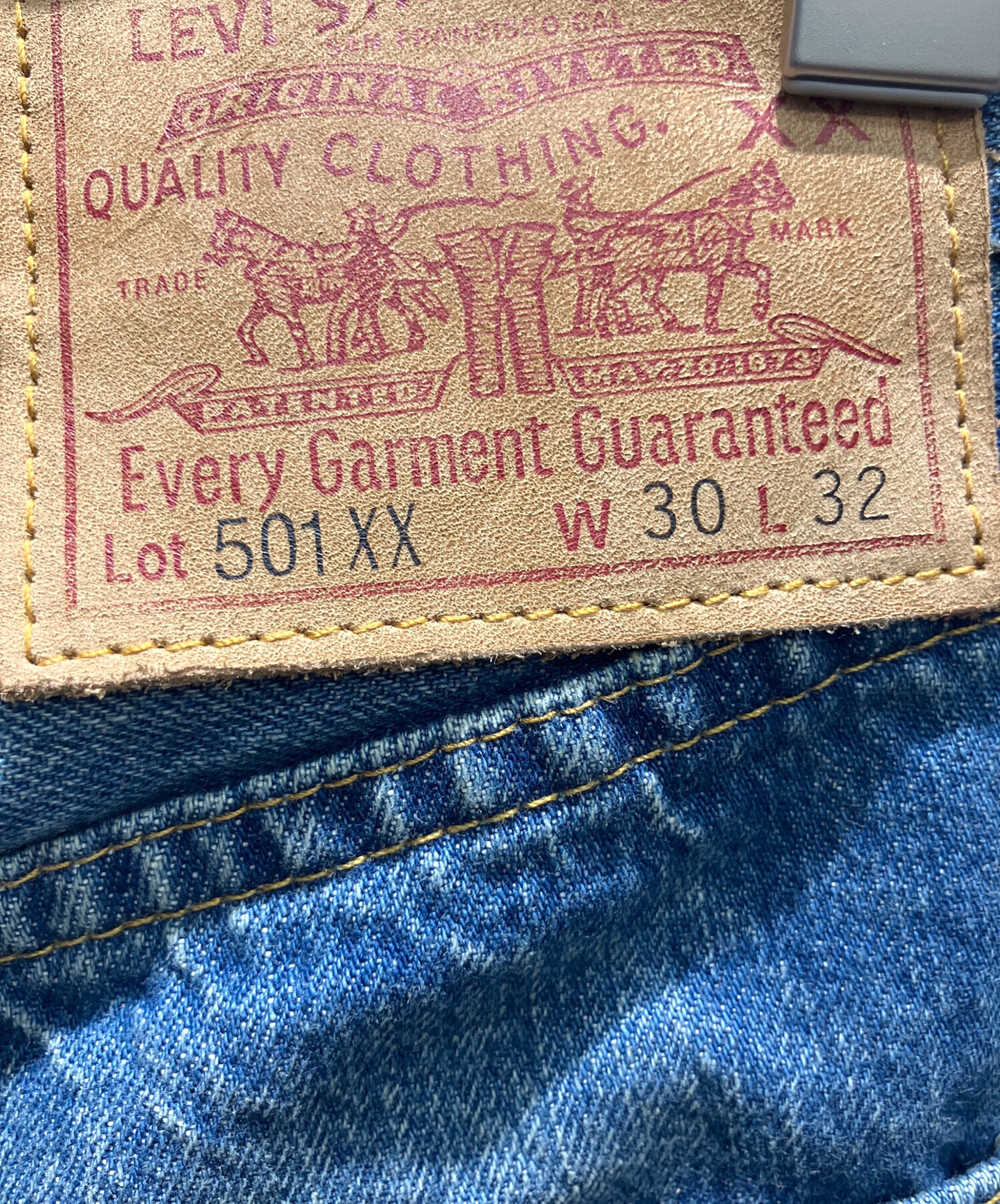 中古・古着通販】LEVI'S (リーバイス) ボタン裏3015 501XXデニムパンツ