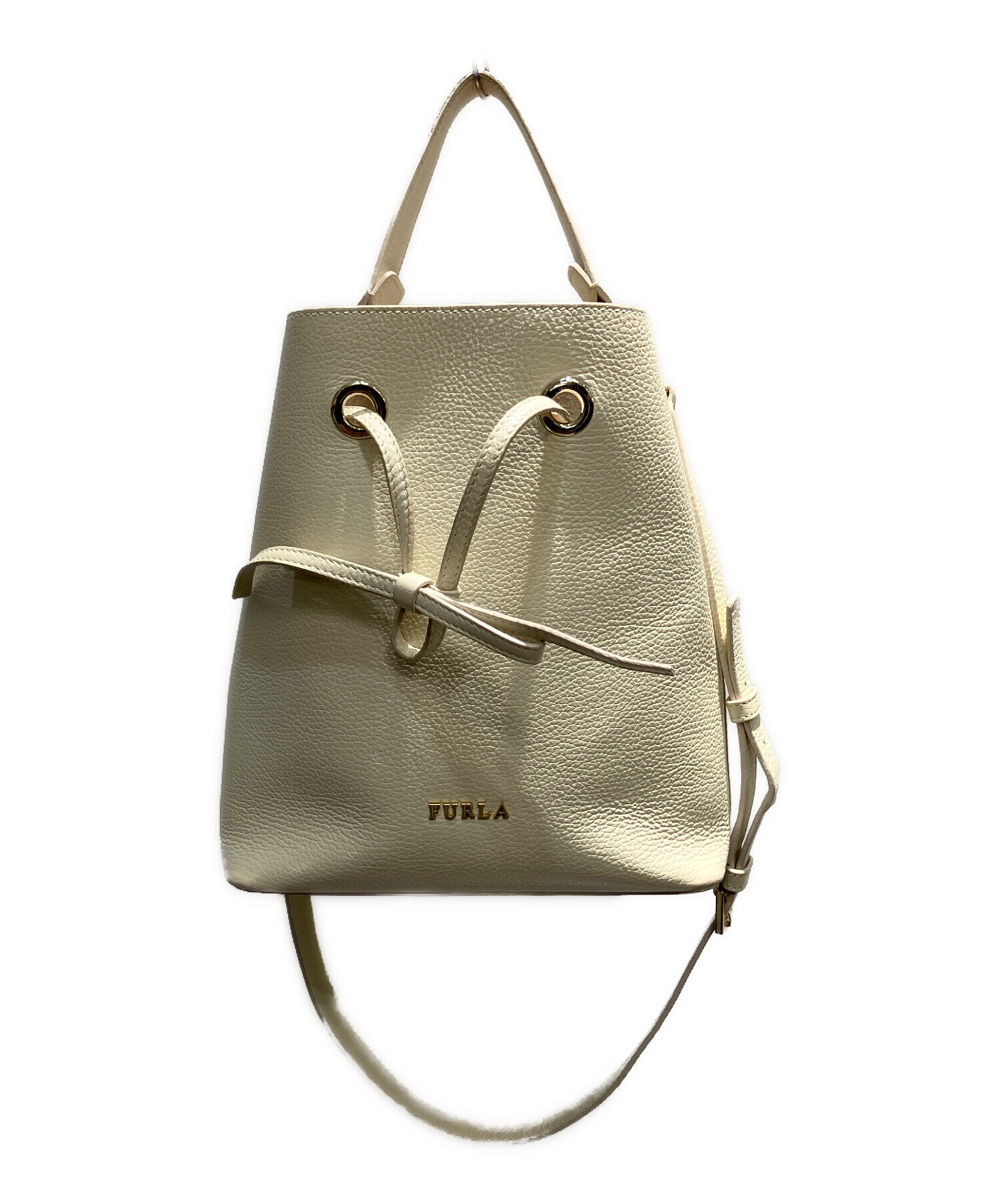 中古・古着通販】FURLA (フルラ) コスタンザ 巾着型2WAYショルダー 