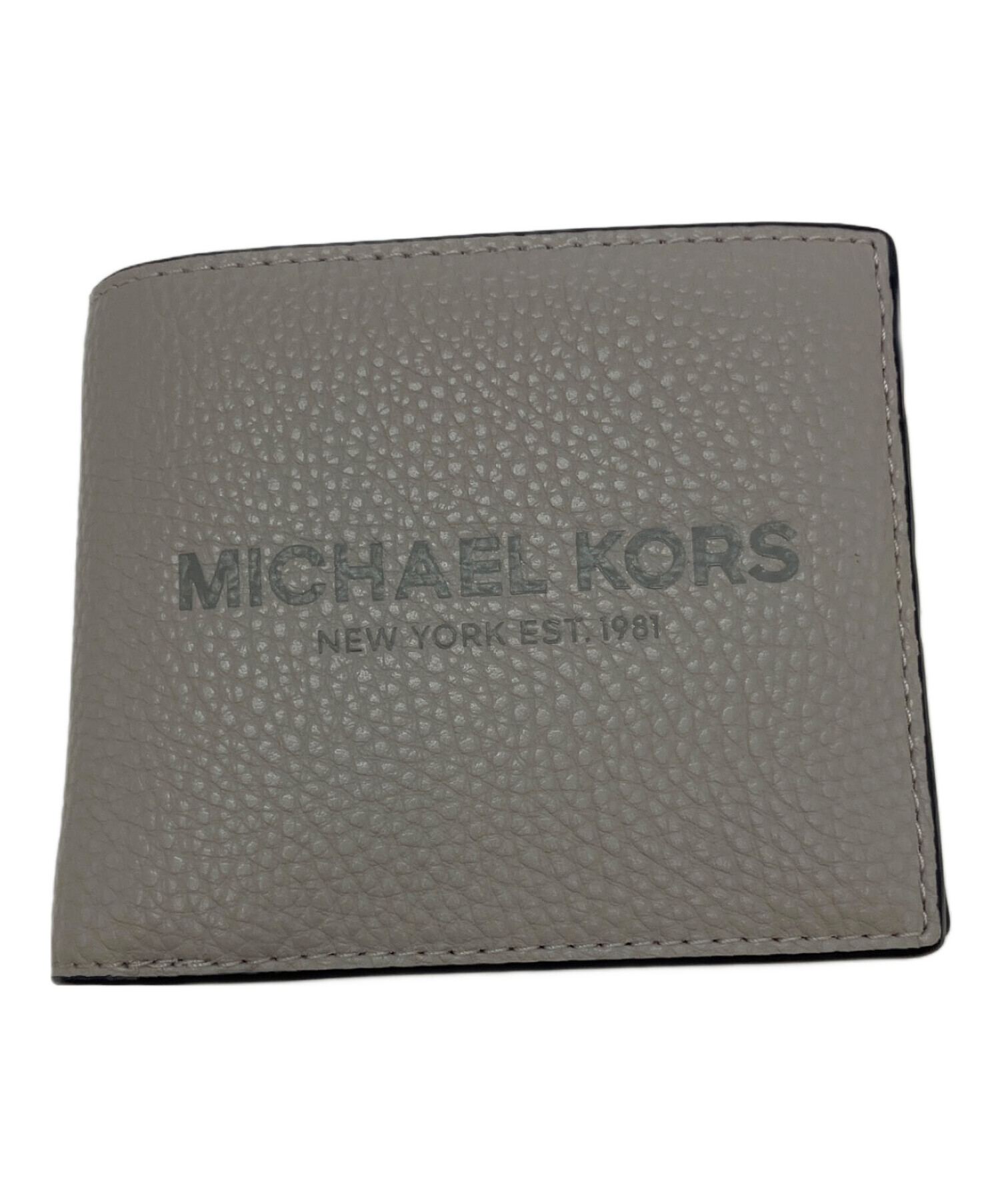 中古・古着通販】MICHAEL KORS (マイケルコース) 2つ折り財布 グレー