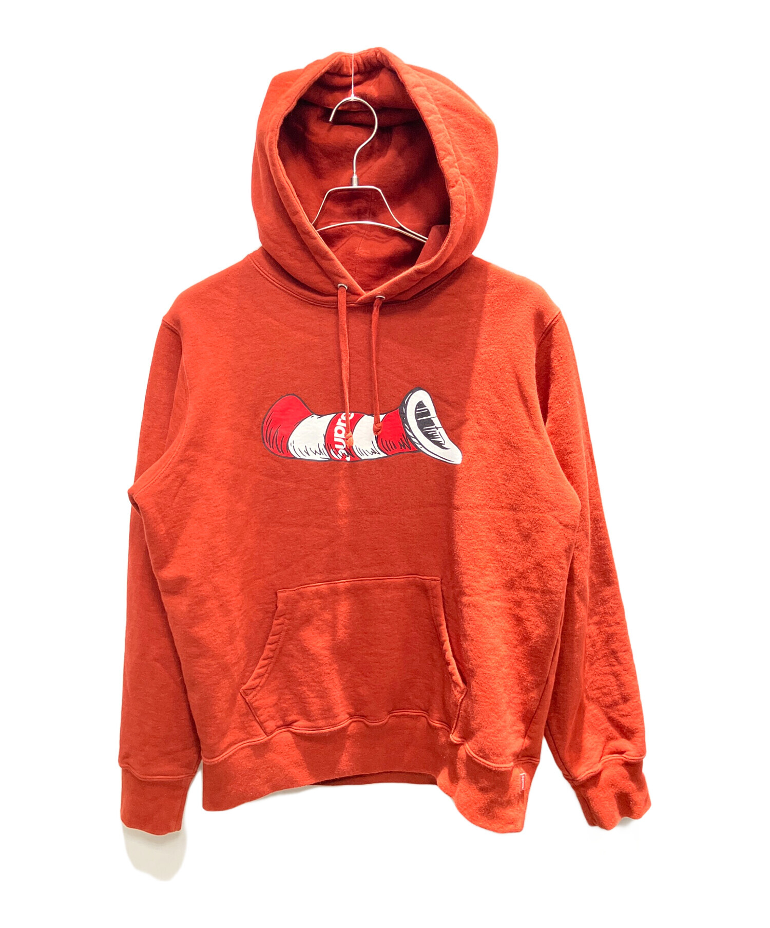 か*り様 Supreme パーカー レッド 中古・古着通販】SUPREME (シュプリーム) Cat in the Hat Hooded