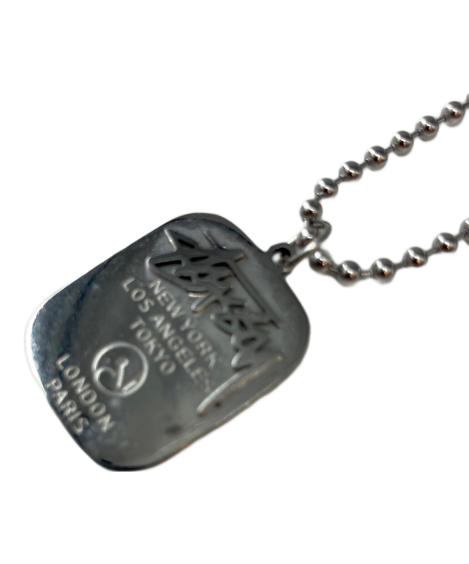 中古・古着通販】stussy (ステューシー) ドッグタグ ネックレス