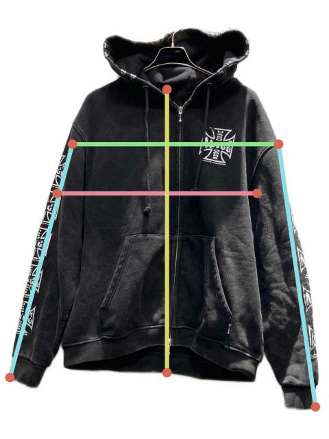 ALICE HOLLYWOOD BLVD. ジップパーカー 中古・古着通販】ALICE Hollywood (アリス ハリウッド) ジップパーカー
