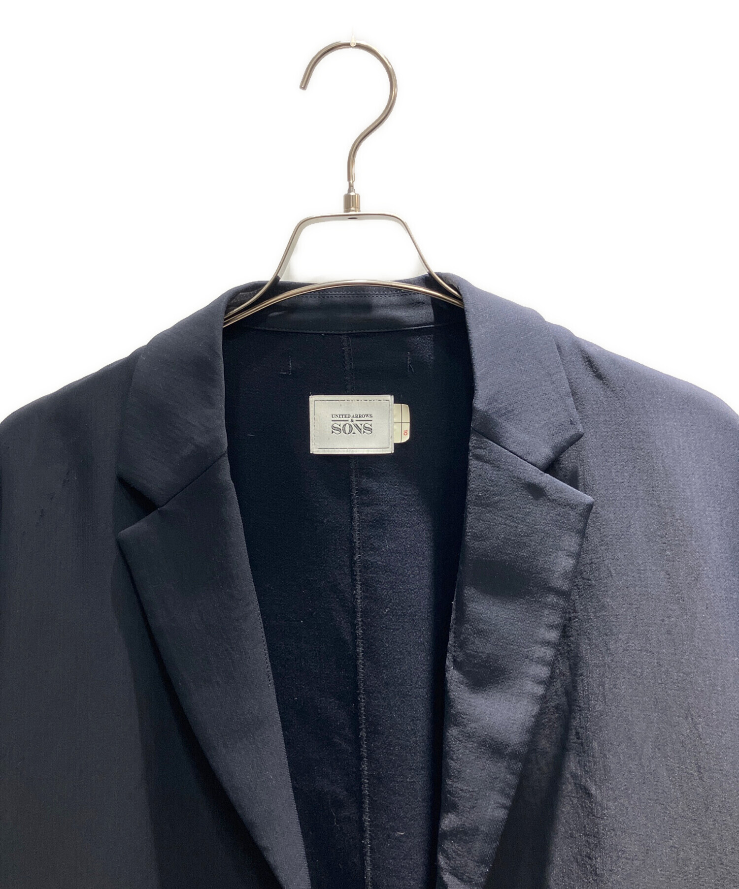 UNITED ARROWS & SONS ネイビーテーラードジャケット 中古・古着通販】UNITED ARROWS & SONS (ユナイテッドアローズ＆サンズ