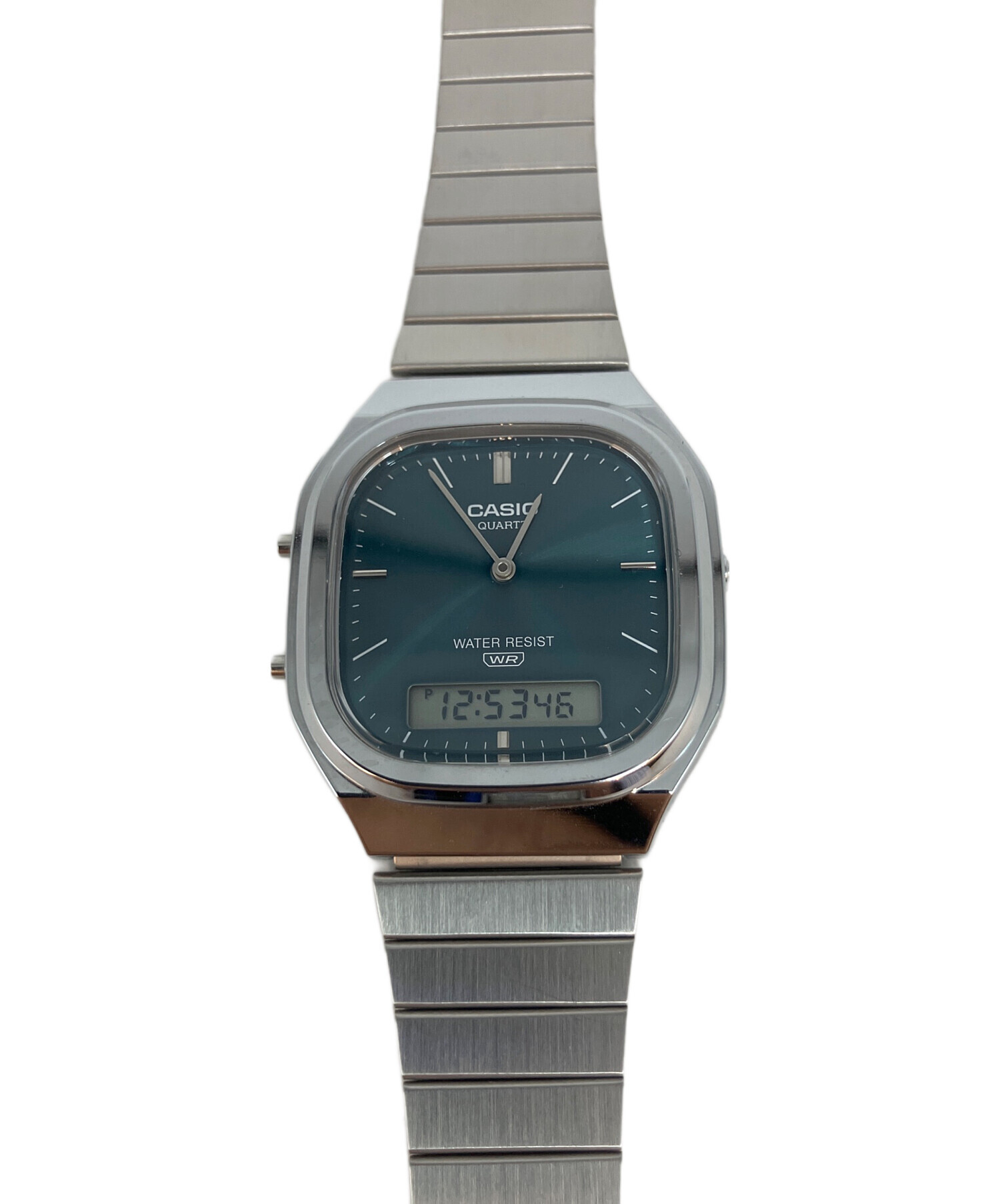中古・古着通販】CASIO (カシオ) クォーツ SSブレスレット 5154