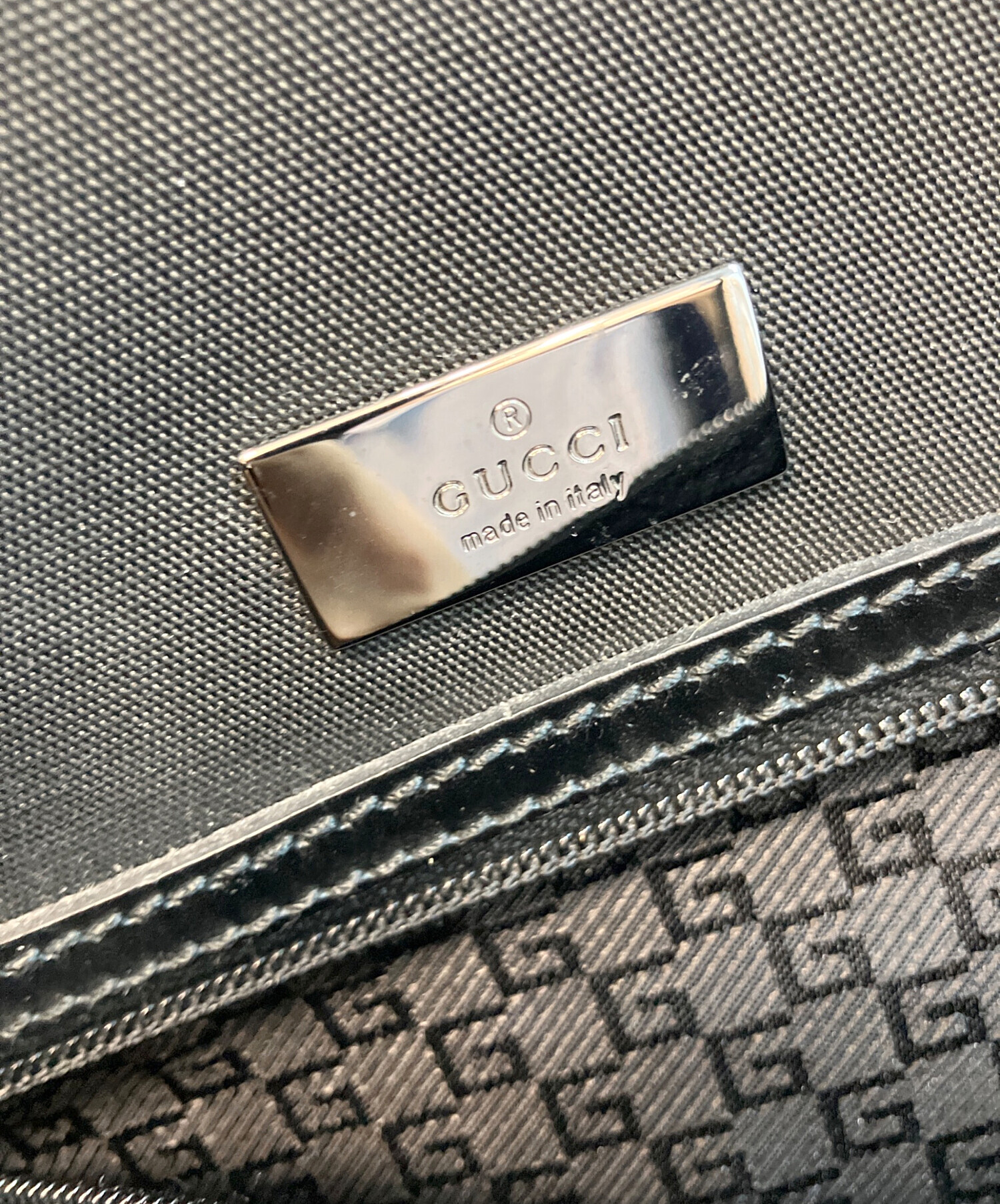 中古・古着通販】GUCCI (グッチ) 2123 ボストンバッグ ブラック