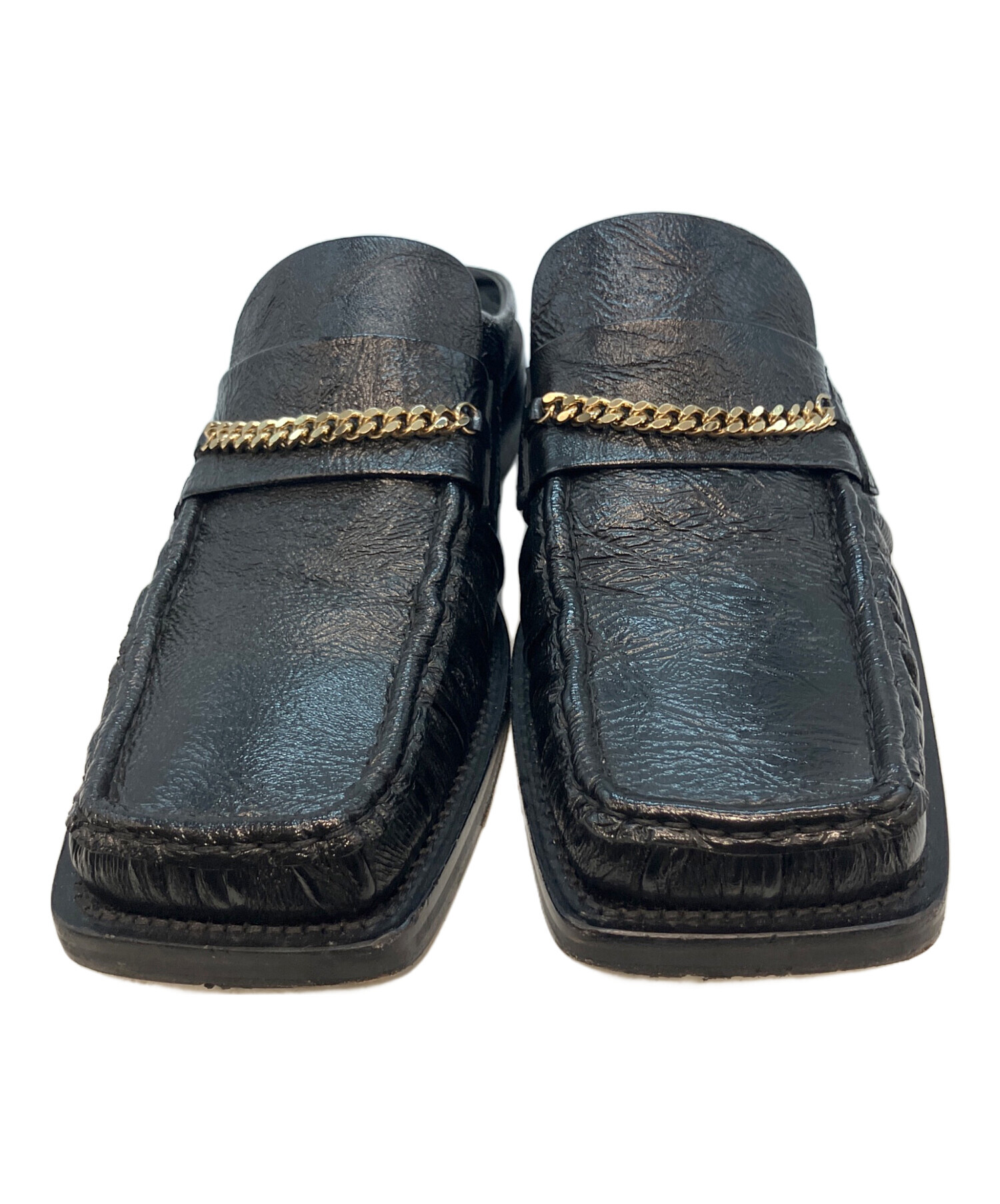 中古・古着通販】MARTINE ROSE (マーティン・ローズ) Leather SQUARE 