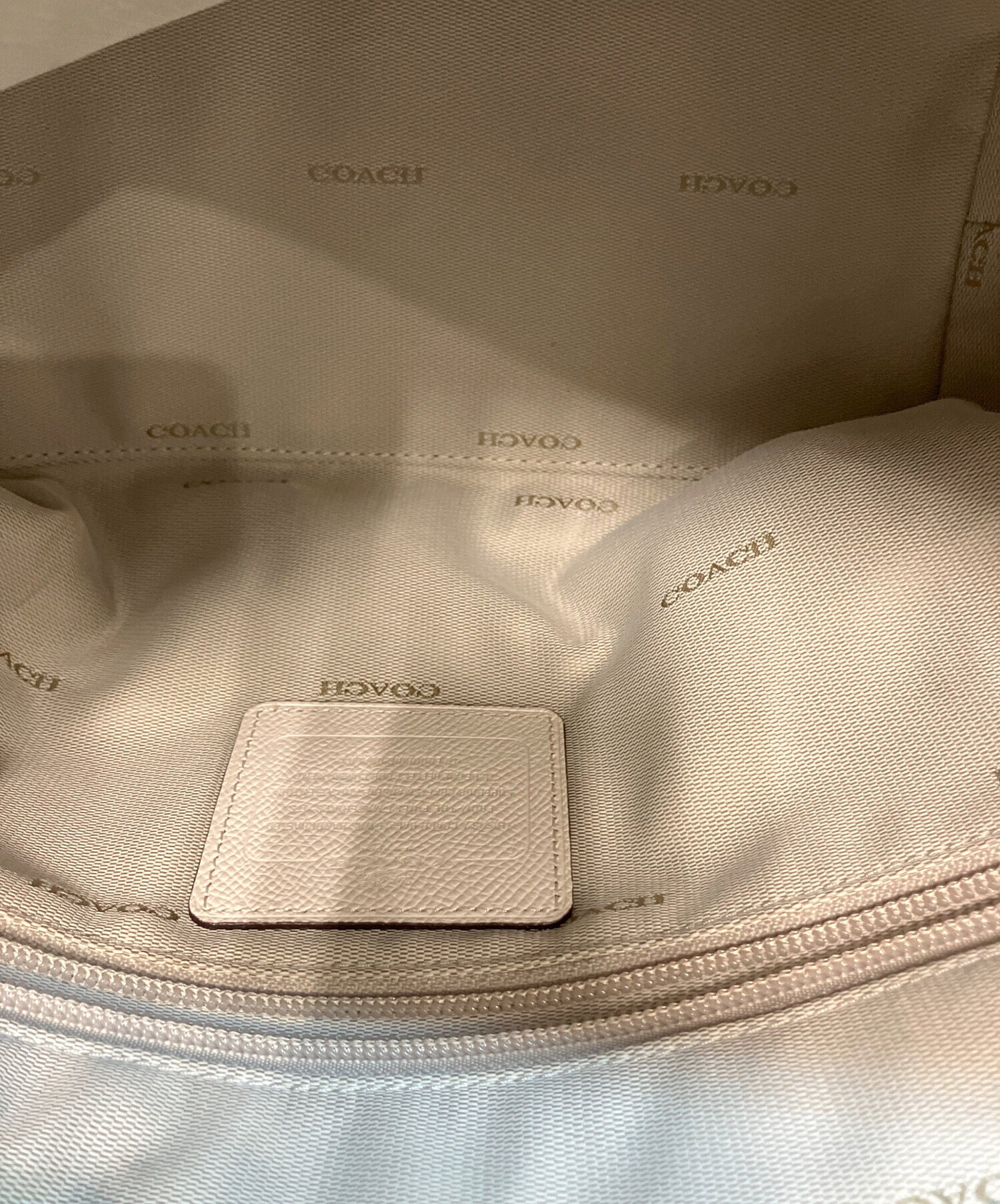 中古・古着通販】COACH (コーチ) H1482 トートバッグ ホワイト
