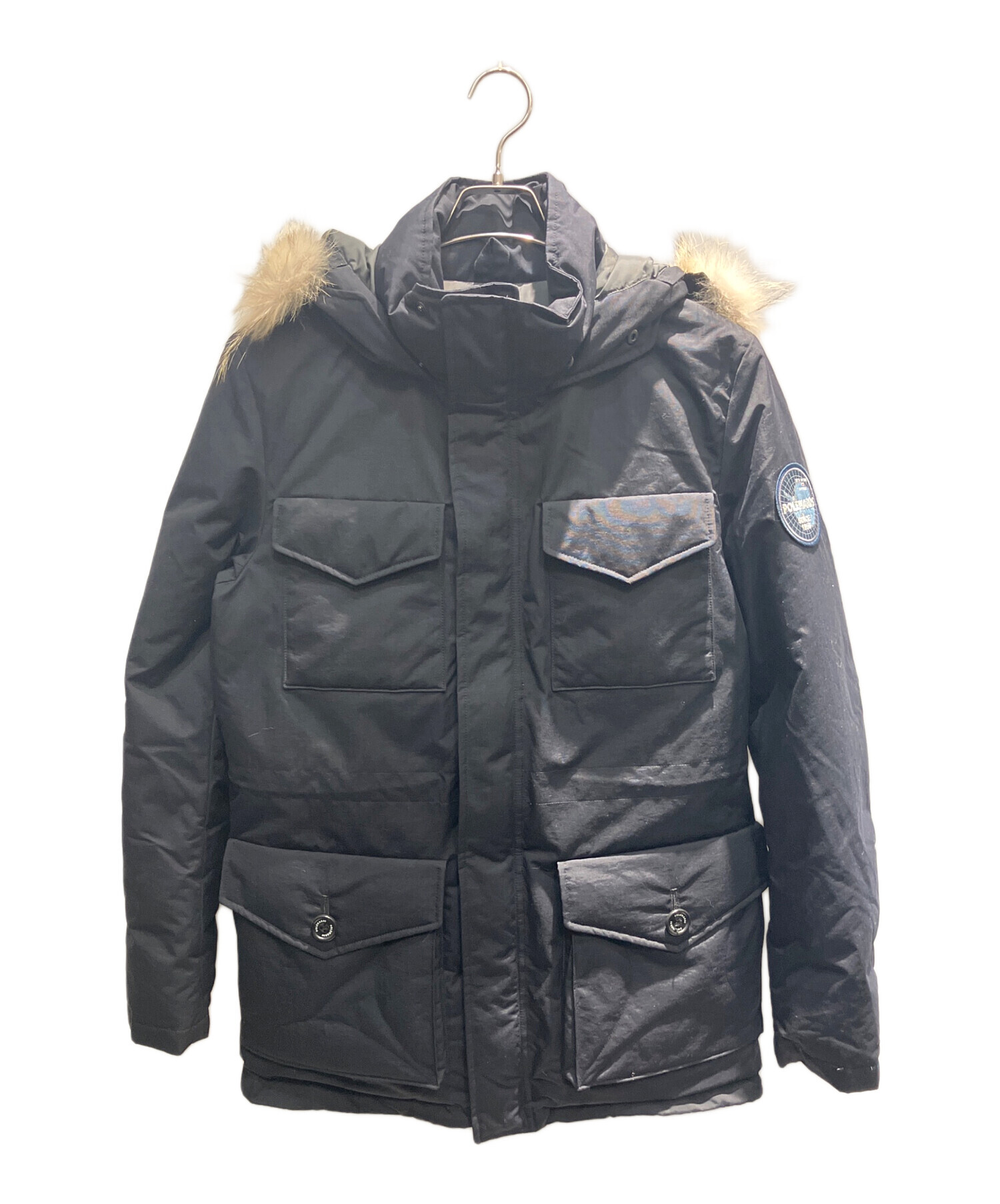 中古・古着通販】POLEWARDS (ポールワーズ) ダウンジャケット ブラック