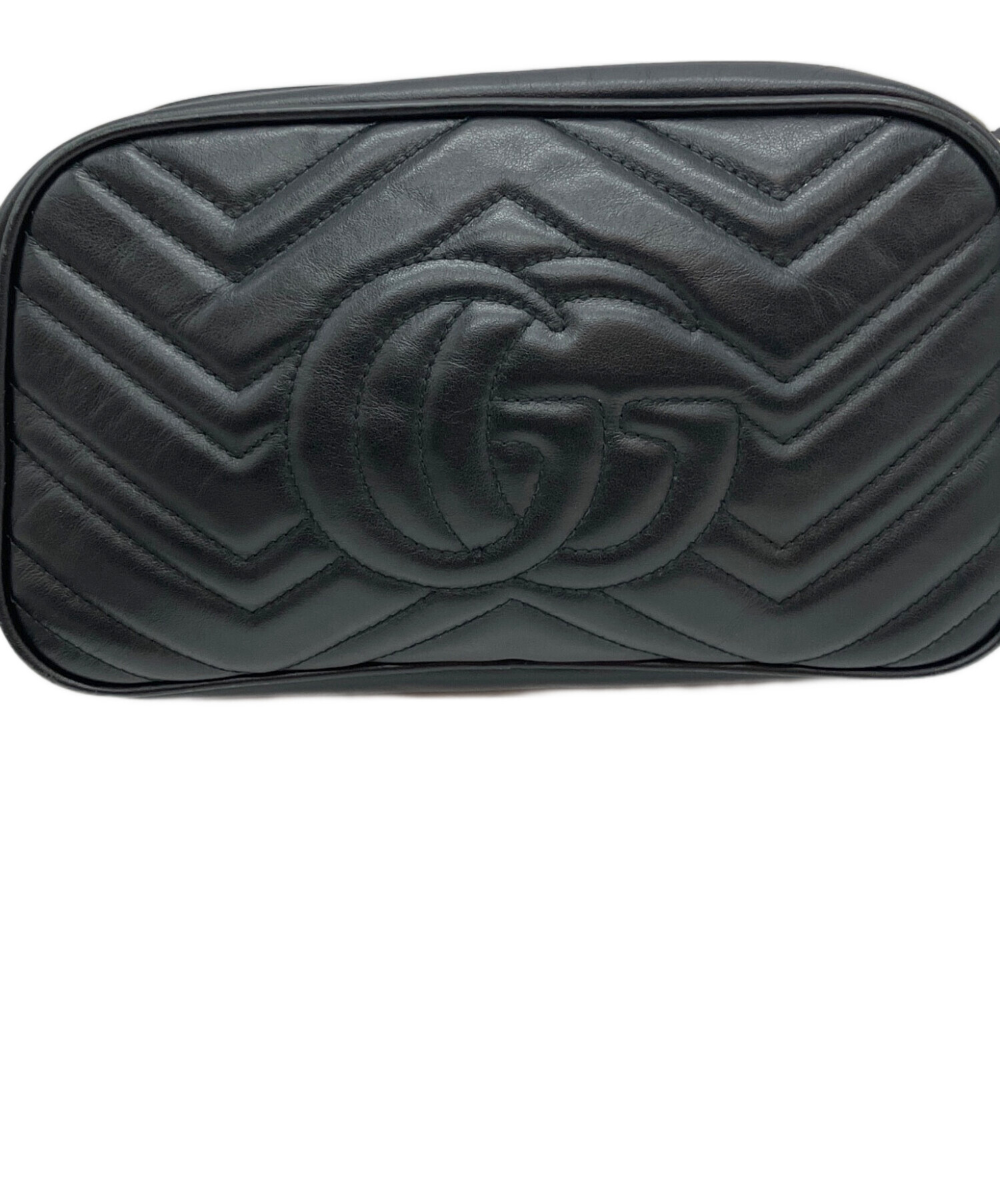 中古・古着通販】GUCCI (グッチ) GGマーモントスモール カメラバッグ