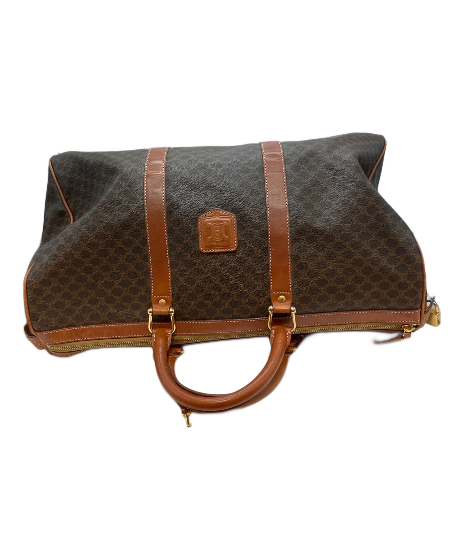 中古・古着通販】CELINE (セリーヌ) マカダム柄 ボストンバッグ