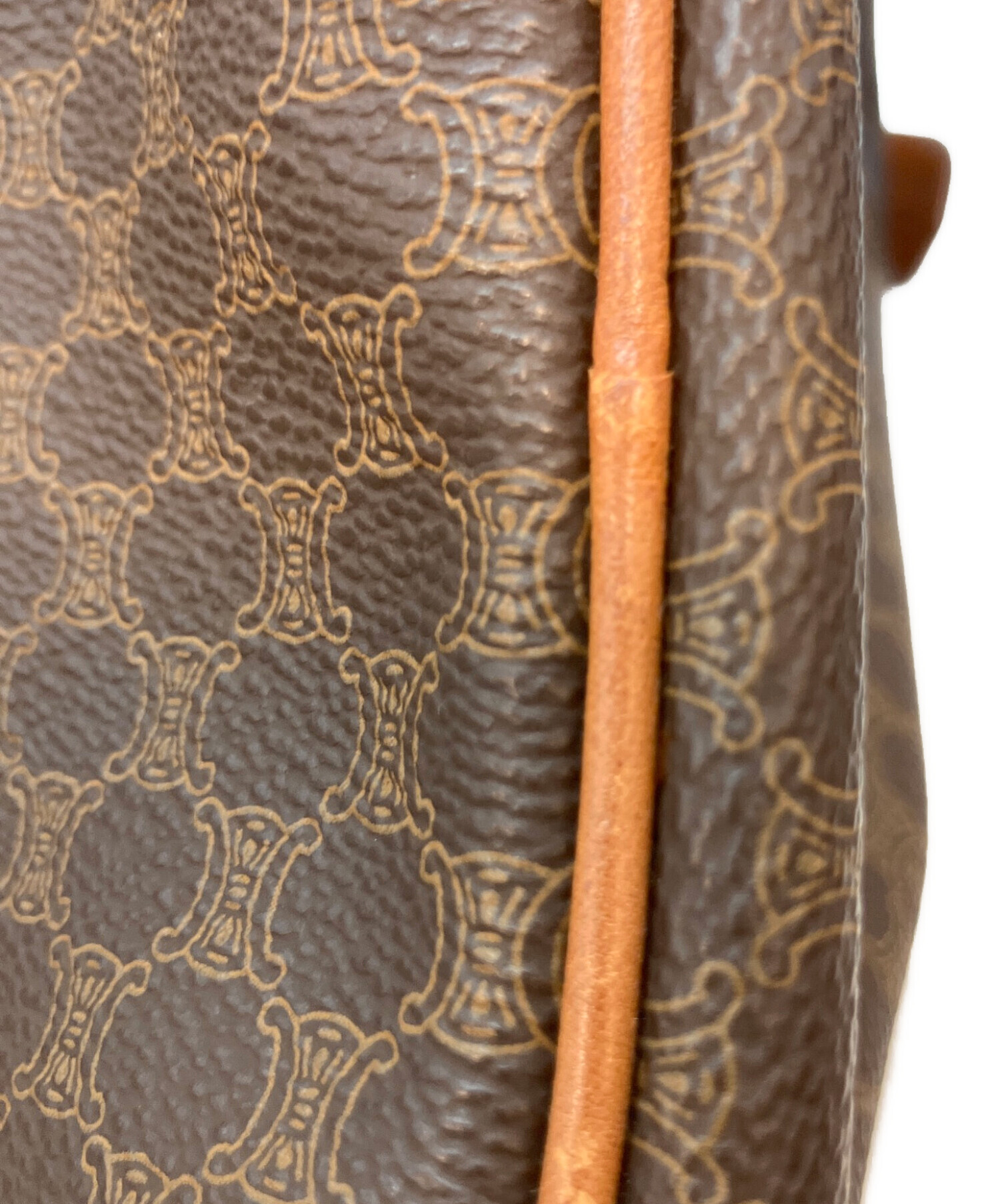 中古・古着通販】CELINE (セリーヌ) マカダム柄 ボストンバッグ