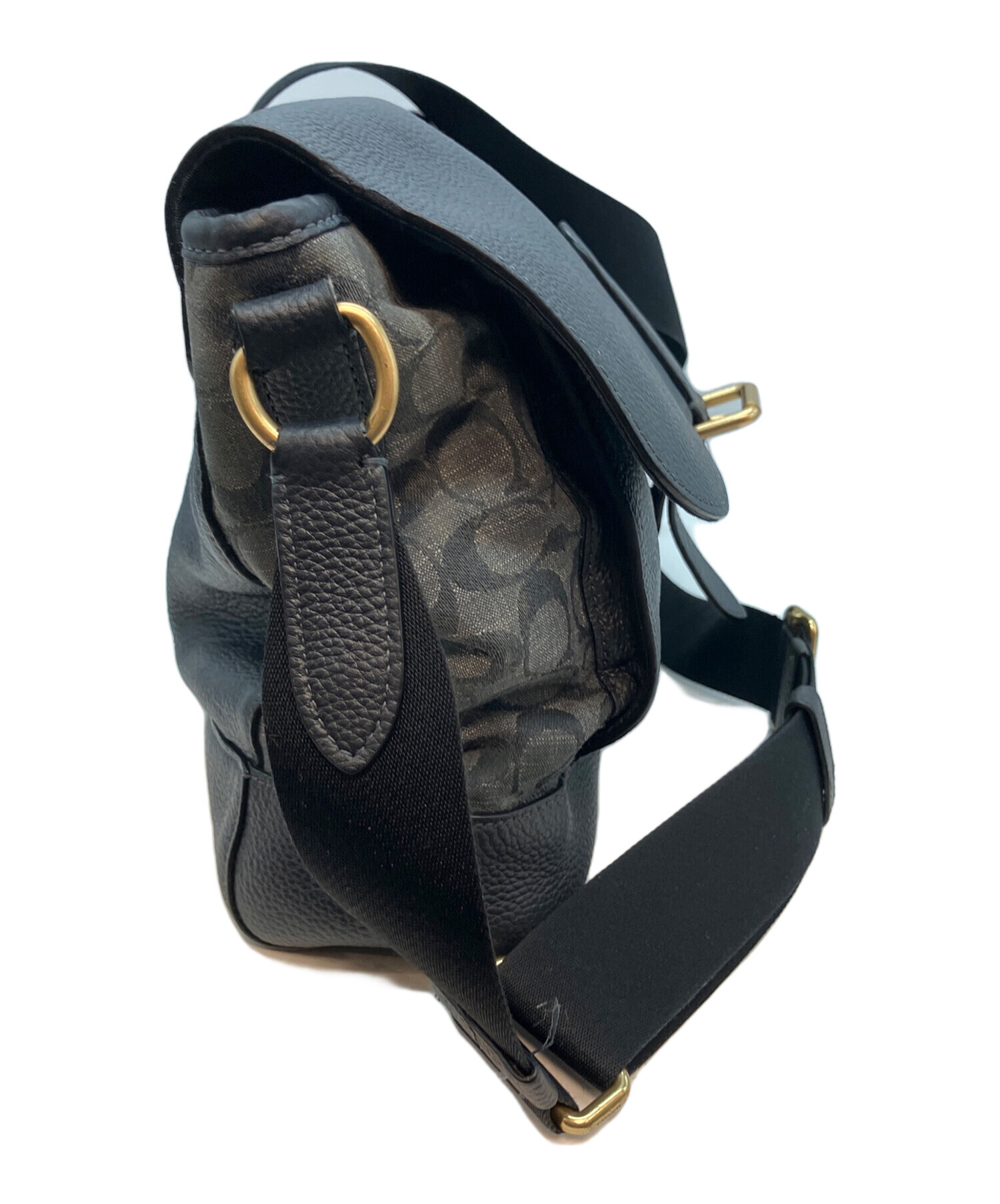 タグ付き【新品未使用】COACH メッセンジャーバッグ ネイビー/ブルー 中古・古着通販】COACH (コーチ) メッセンジャーバッグ ネイビー