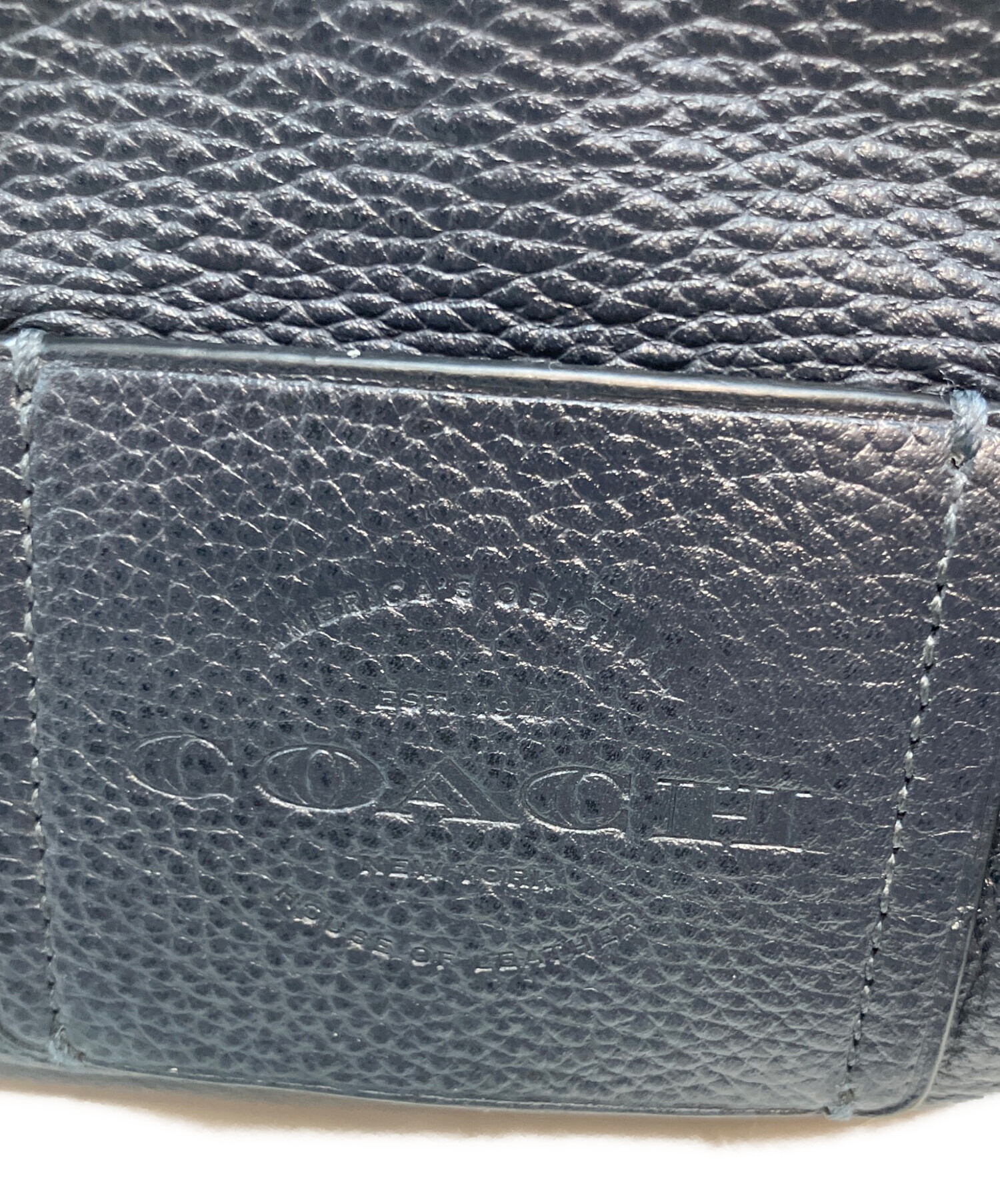 中古・古着通販】COACH (コーチ) メッセンジャーバッグ ネイビー