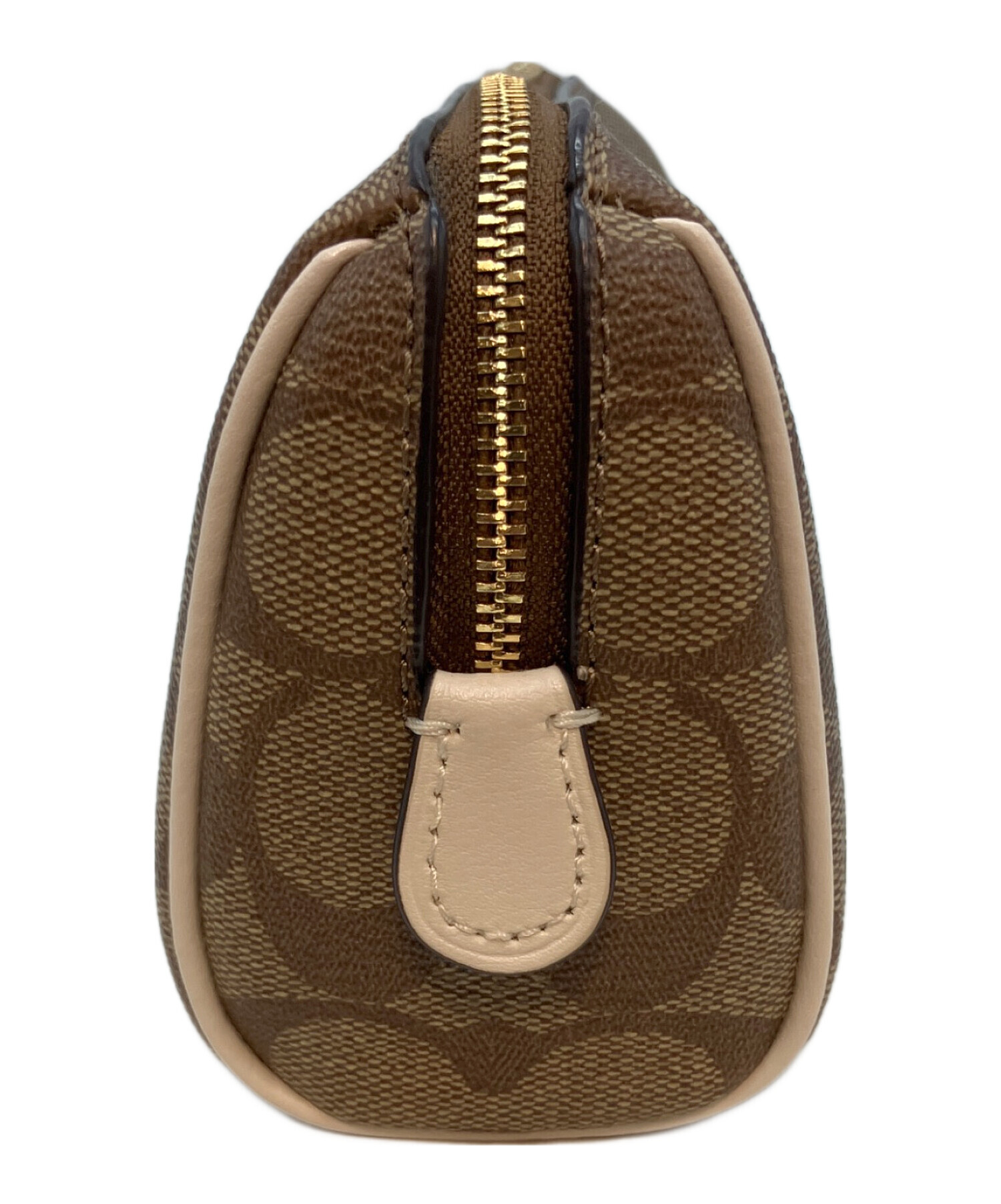 中古・古着通販】COACH (コーチ) シグネチャー ポーチ ブラウン