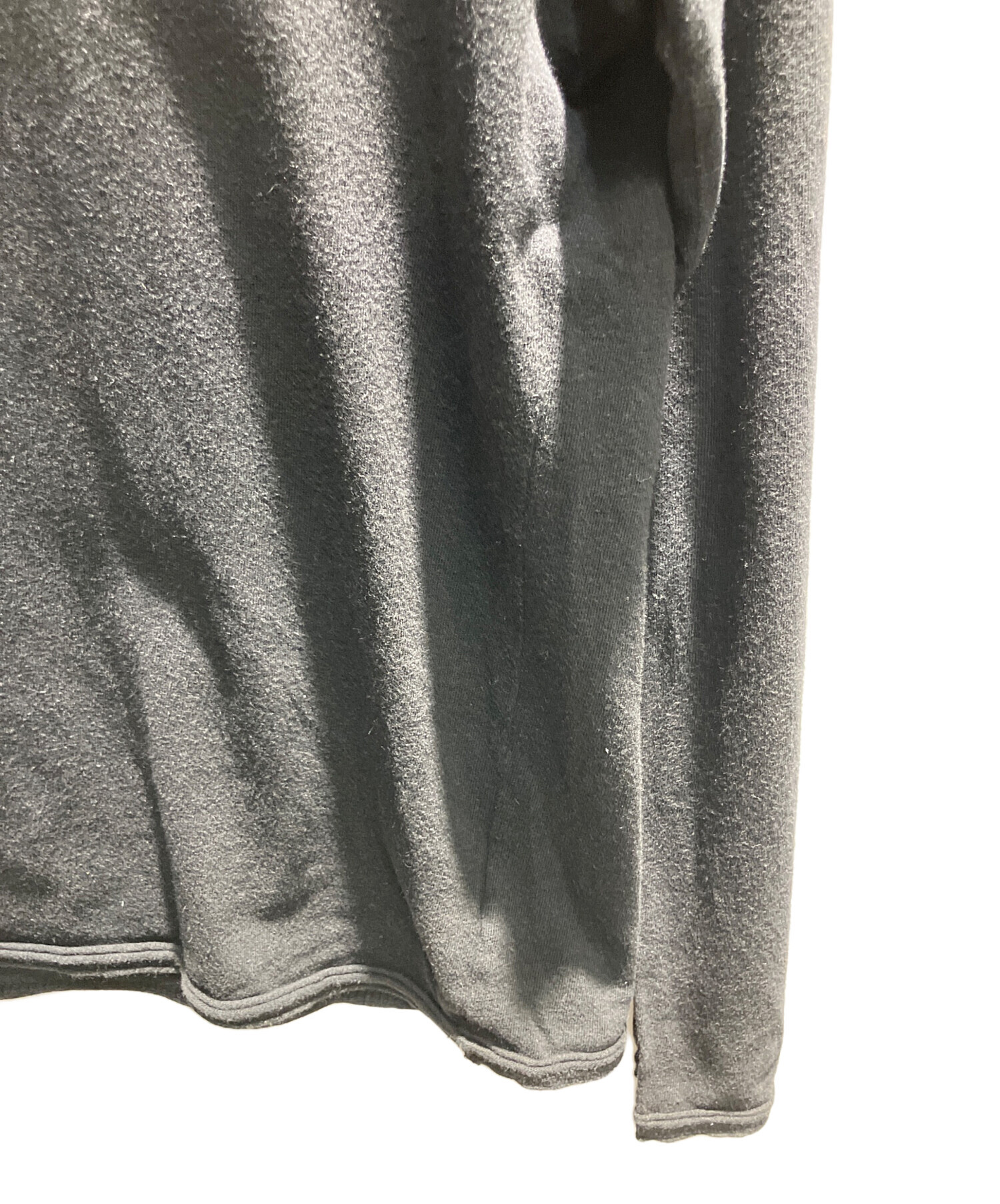 中古・古着通販】Y's (ワイズ) 長袖カットソー ブラック サイズ:3