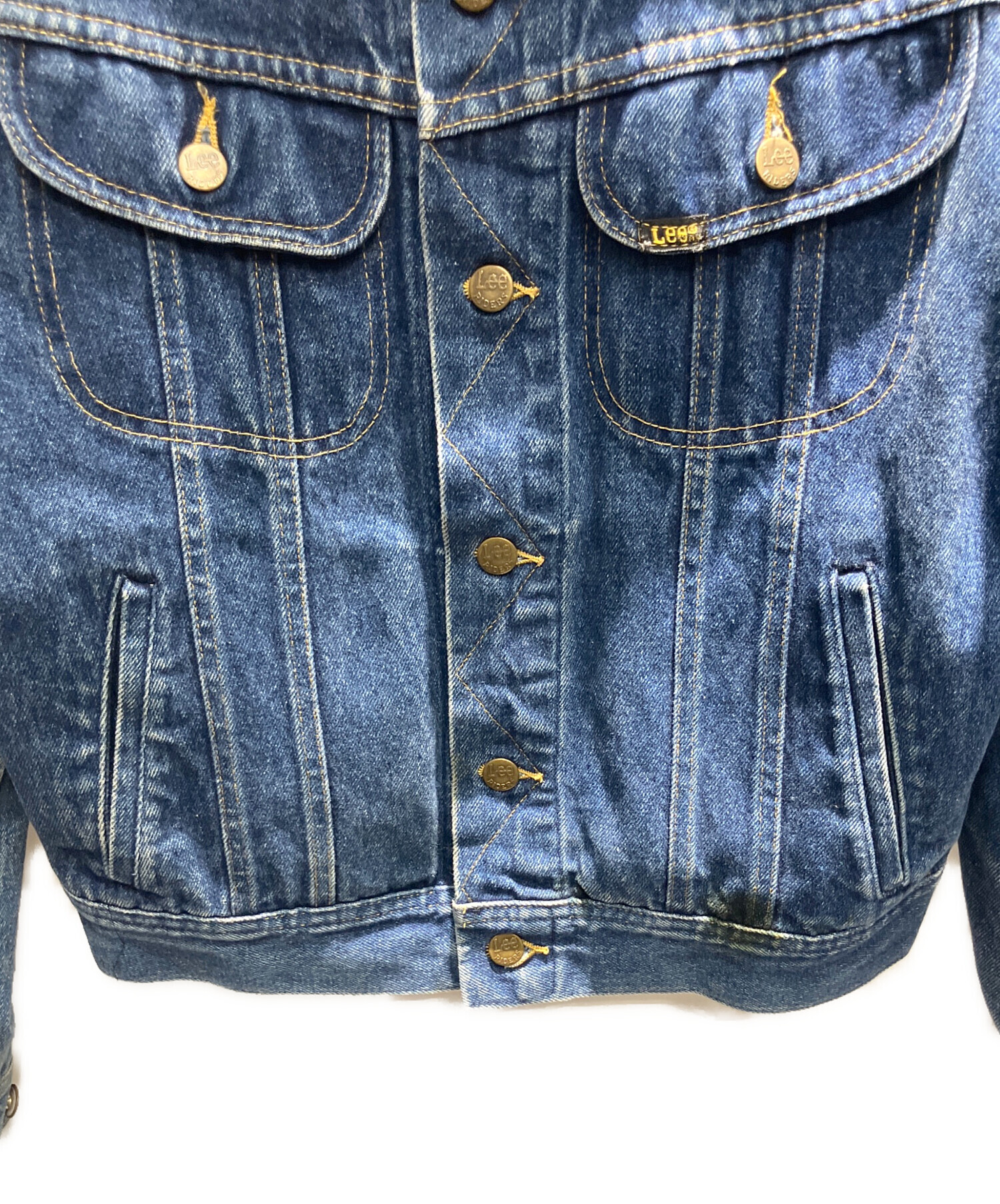 中古・古着通販】LEE (リー) 80s USA製 デニムジャケット インディゴ