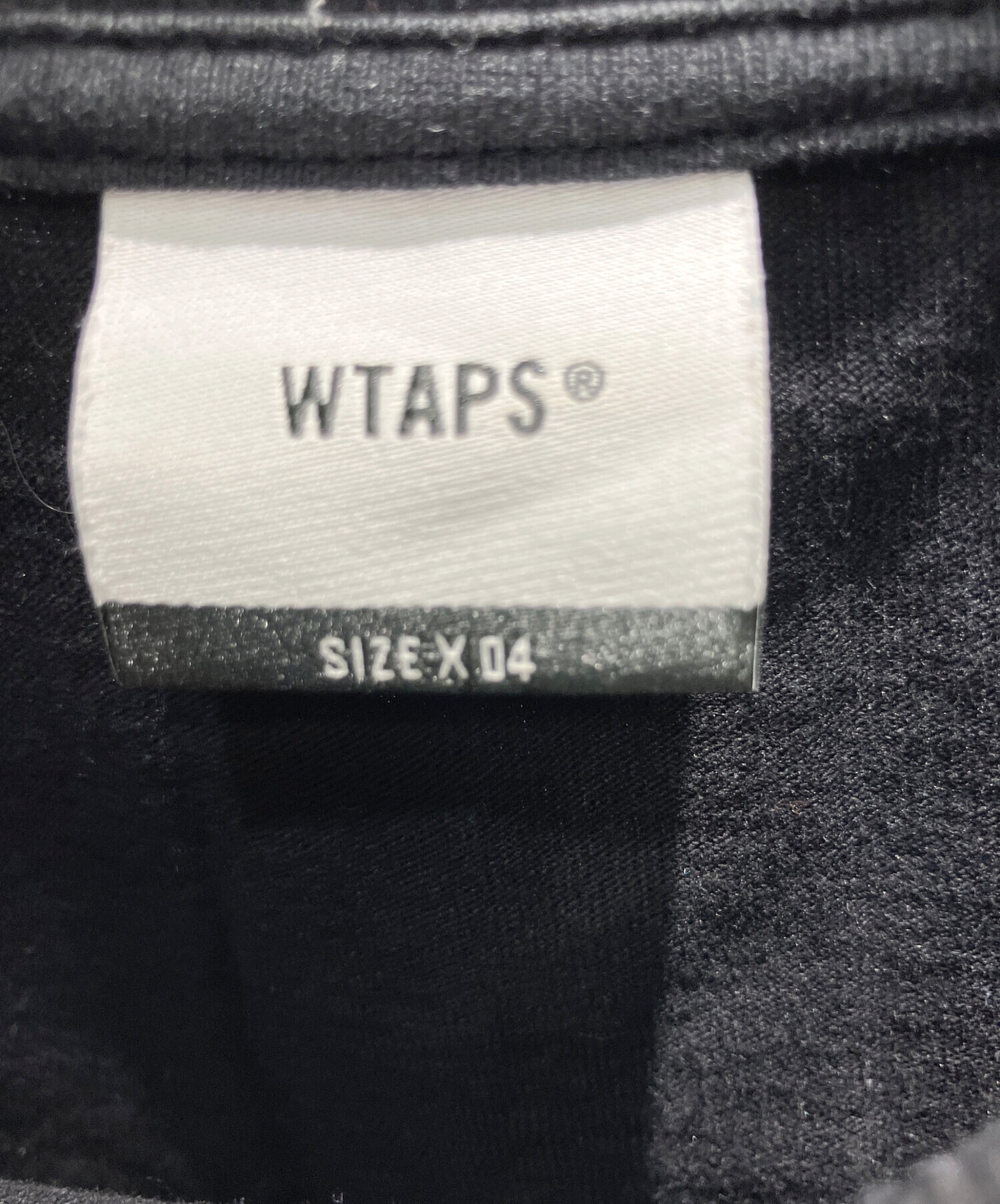 中古・古着通販】WTAPS (ダブルタップス) 半袖カットソー ブラック