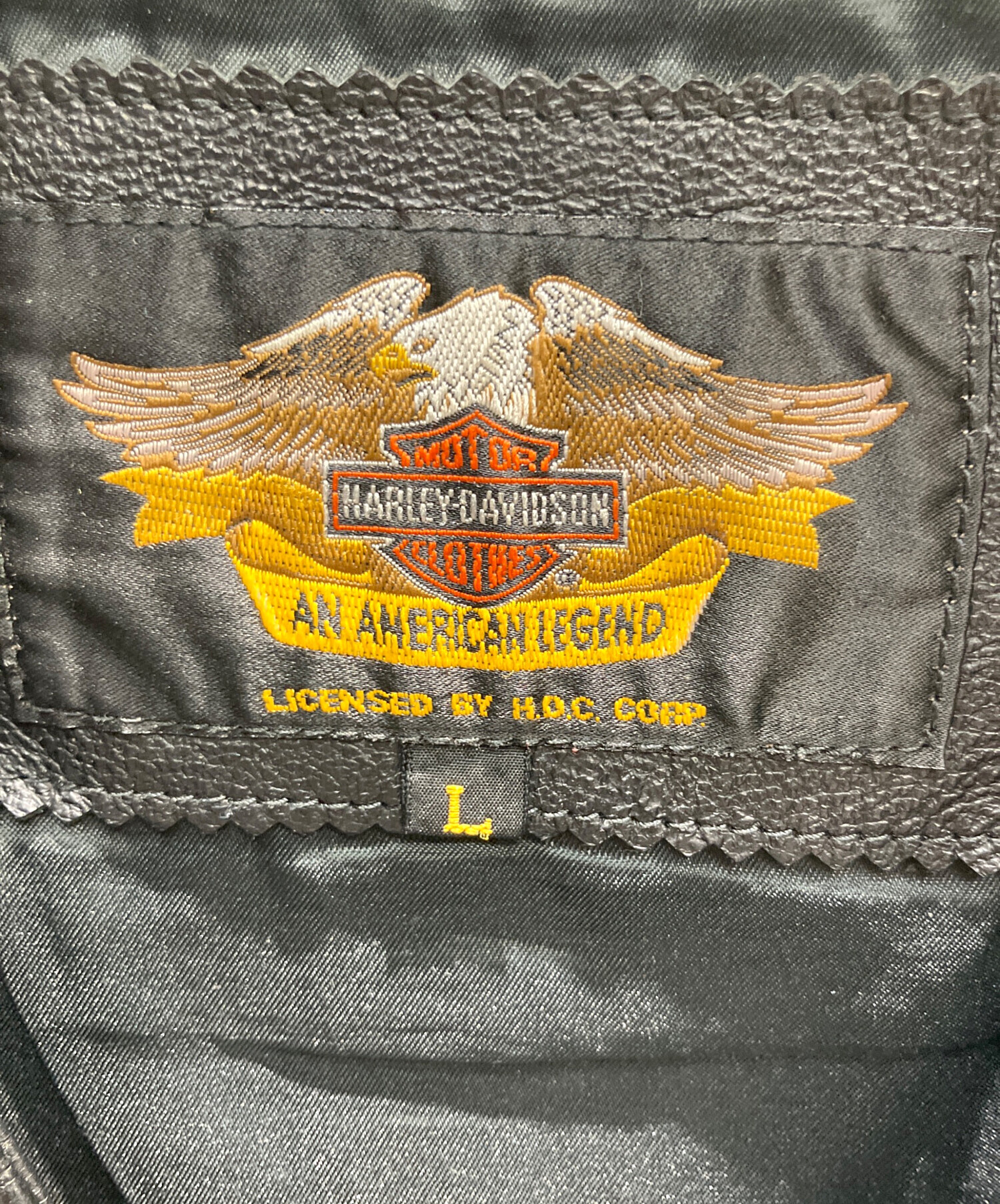 中古・古着通販】HARLEY-DAVIDSON (ハーレーダビッドソン) レザー