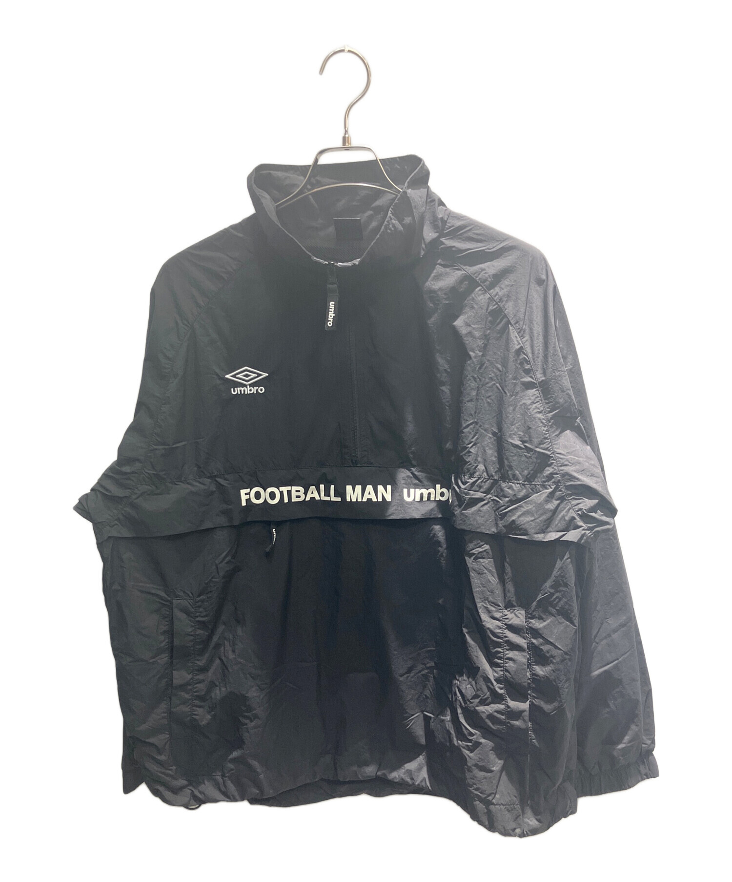 中古・古着通販】UMBRO (アンブロ) ナイロンジャケット ブラック