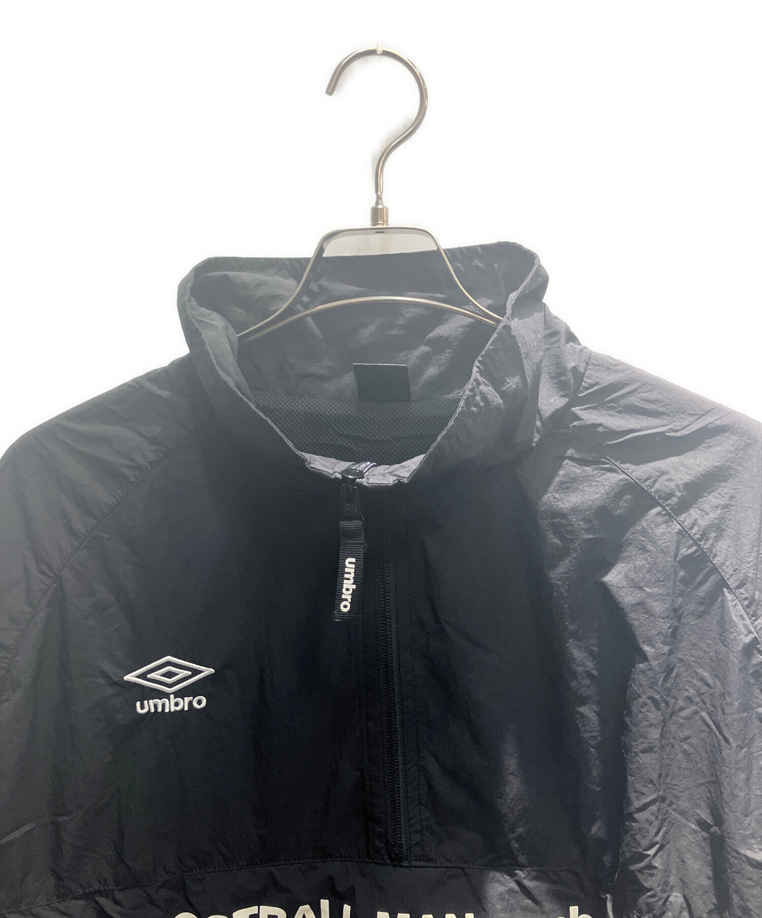 中古・古着通販】UMBRO (アンブロ) ナイロンジャケット ブラック