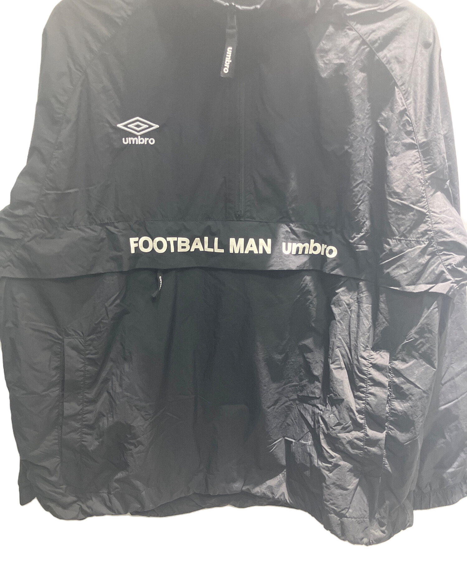 中古・古着通販】UMBRO (アンブロ) ナイロンジャケット ブラック