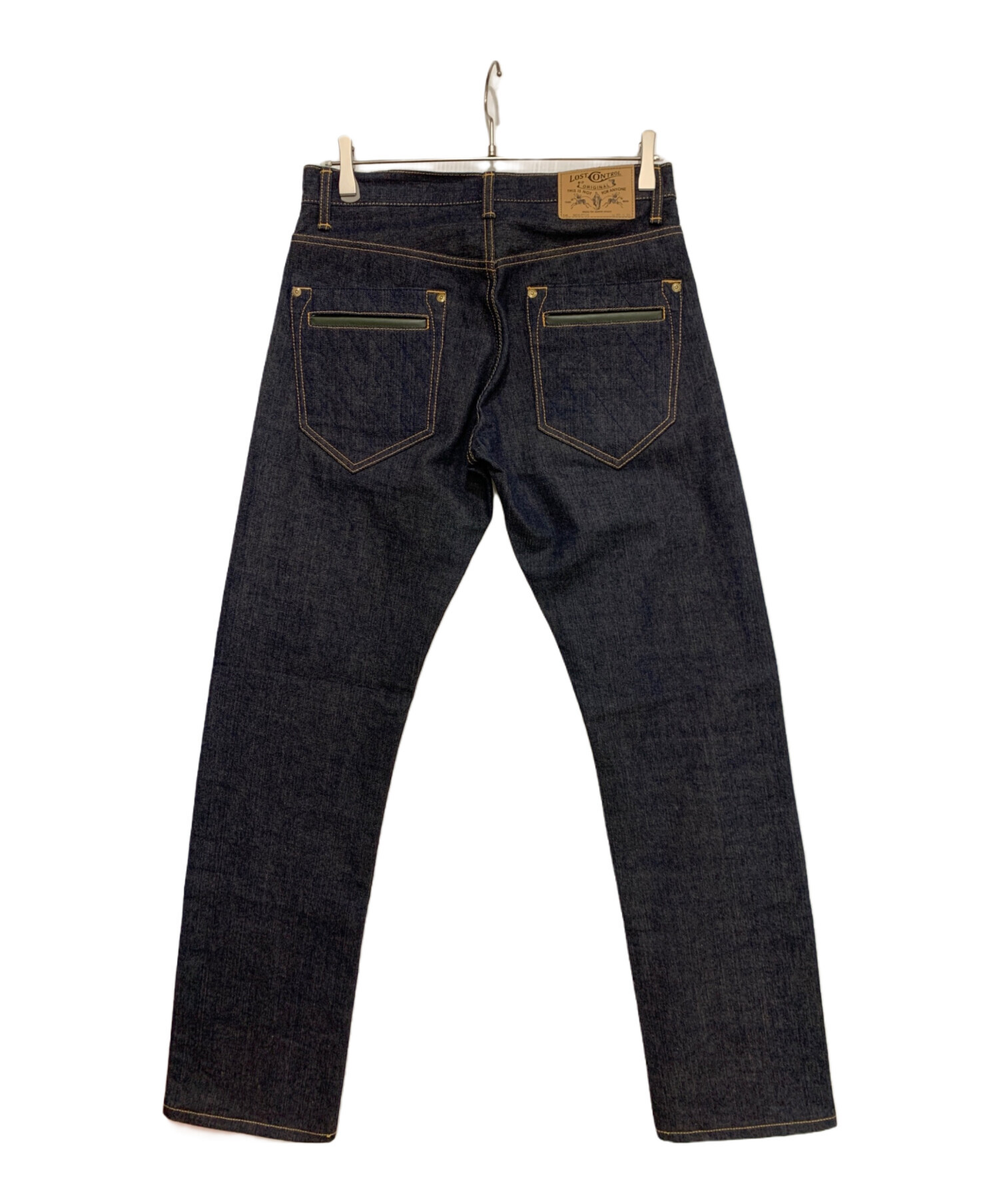 LOST CONTROL　ロストコントロール　オーバーオール　日本製　古着 中古・古着通販】LOST CONTROL (ロストコントロール) デニムパンツ