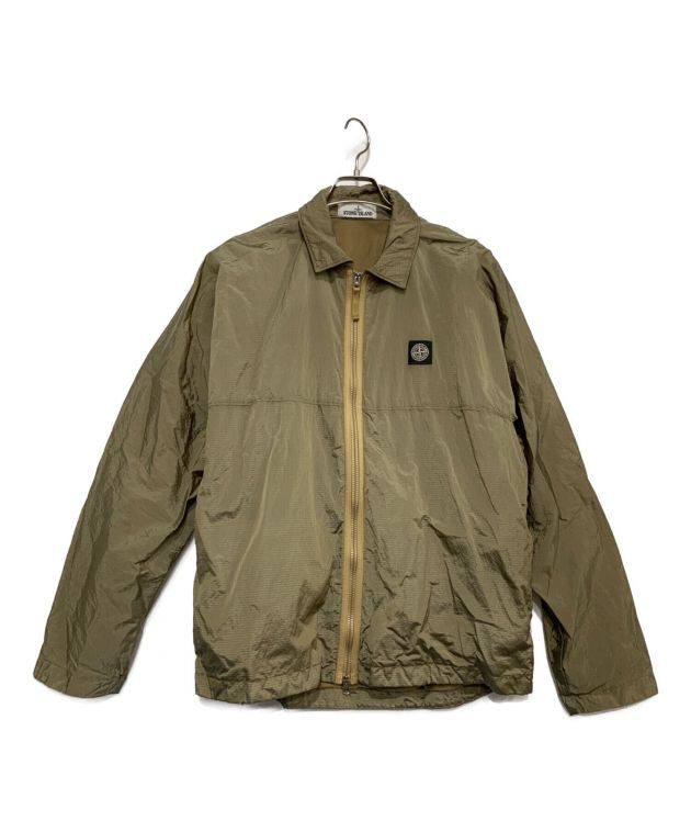 ストーンアイランド ジャケット ベージュ　カーキ　stone  中古・古着通販】STONE ISLAND (ストーンアイランド) ナイロンリップス